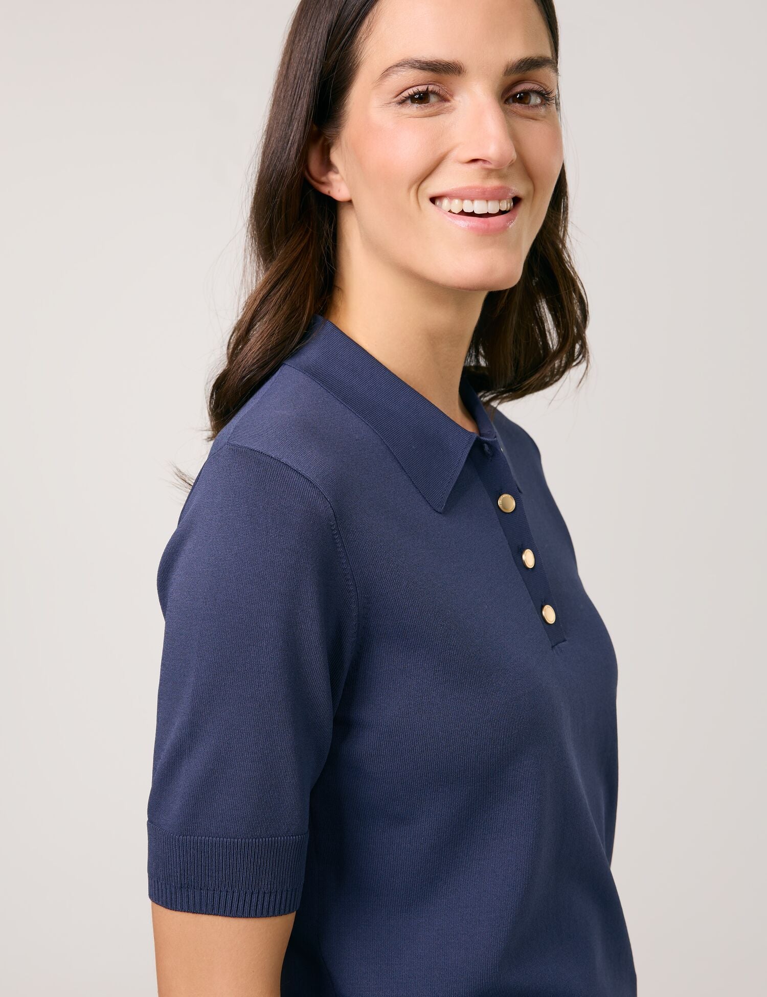 Gerry Weber - Indigo Blue Knit Polo