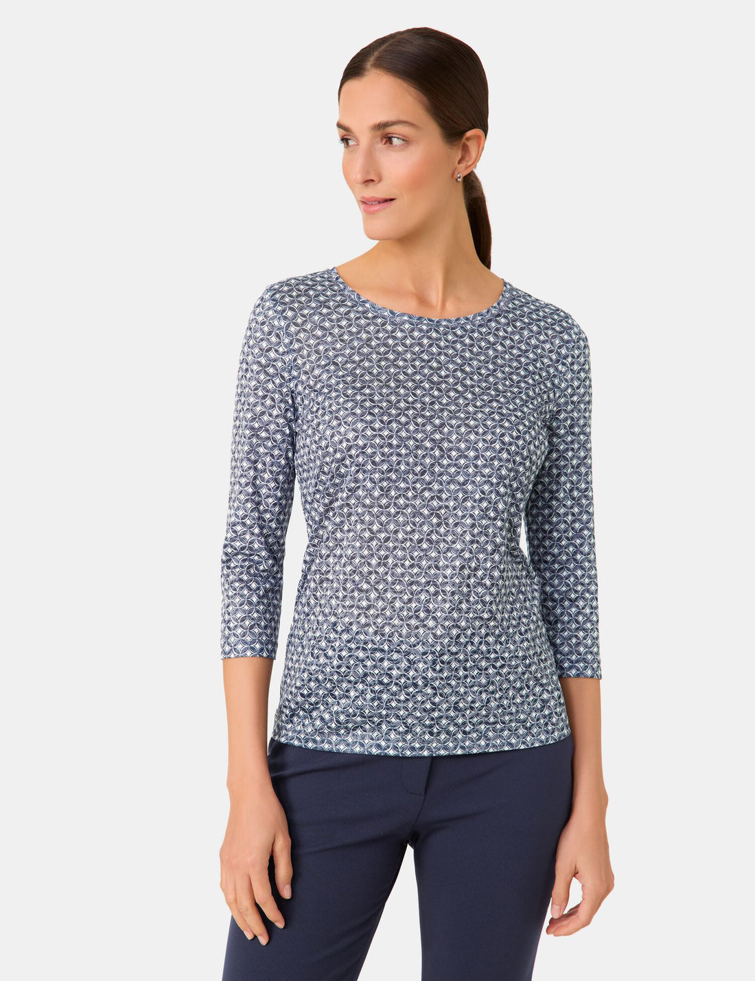 Gerry Weber- 3/4 Sleeve Print Tee