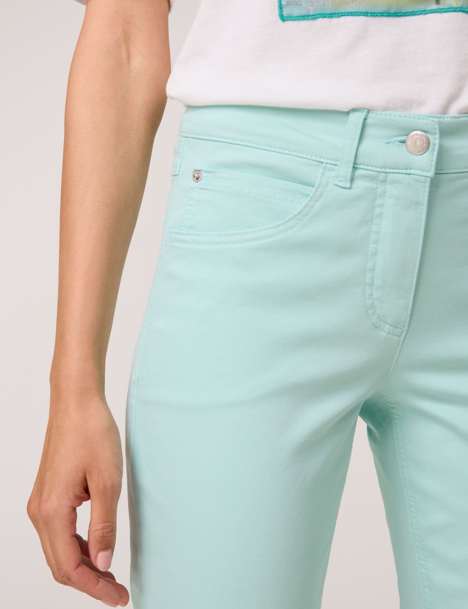 Gerry Weber - Soline Best4Me Cropped Seafoam Denim Jeans