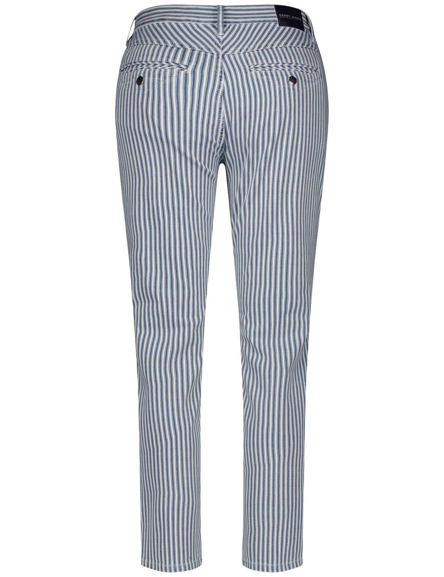 Gerry Weber -Blue and White Stripe Denim Pant