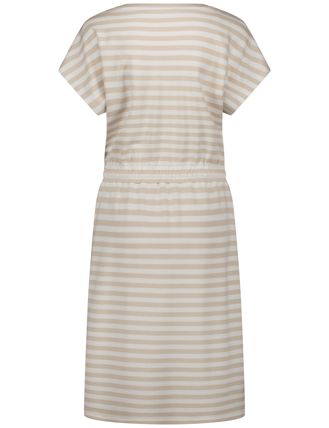 Gerry Weber - Beige and White Stripe Dress