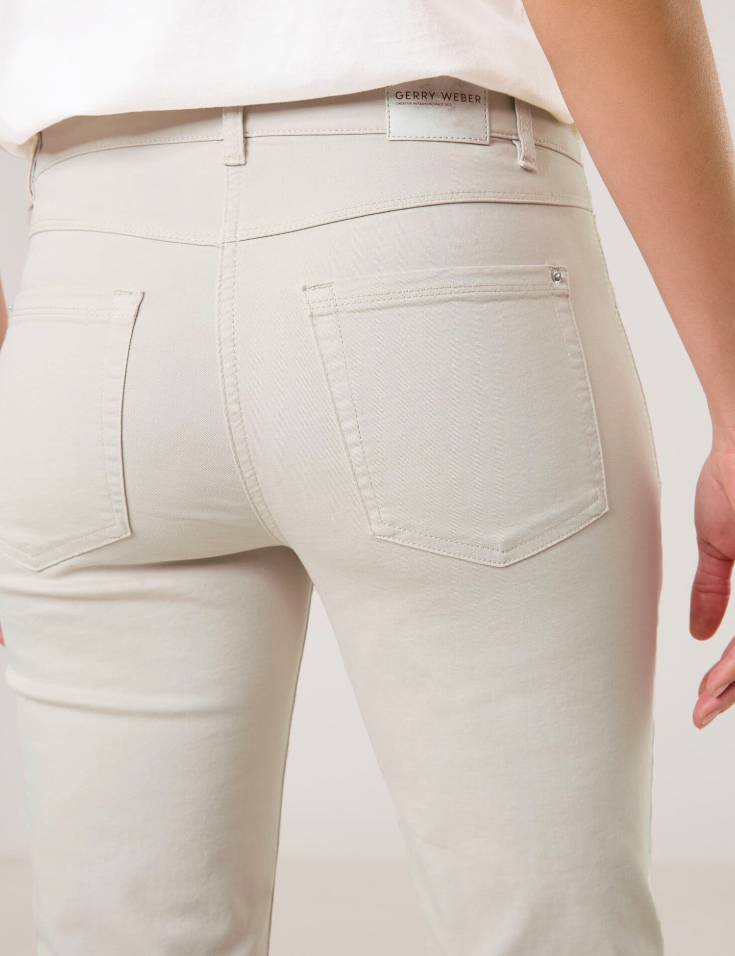 Gerry Weber - Soline Best4Me Cropped Beige Pant