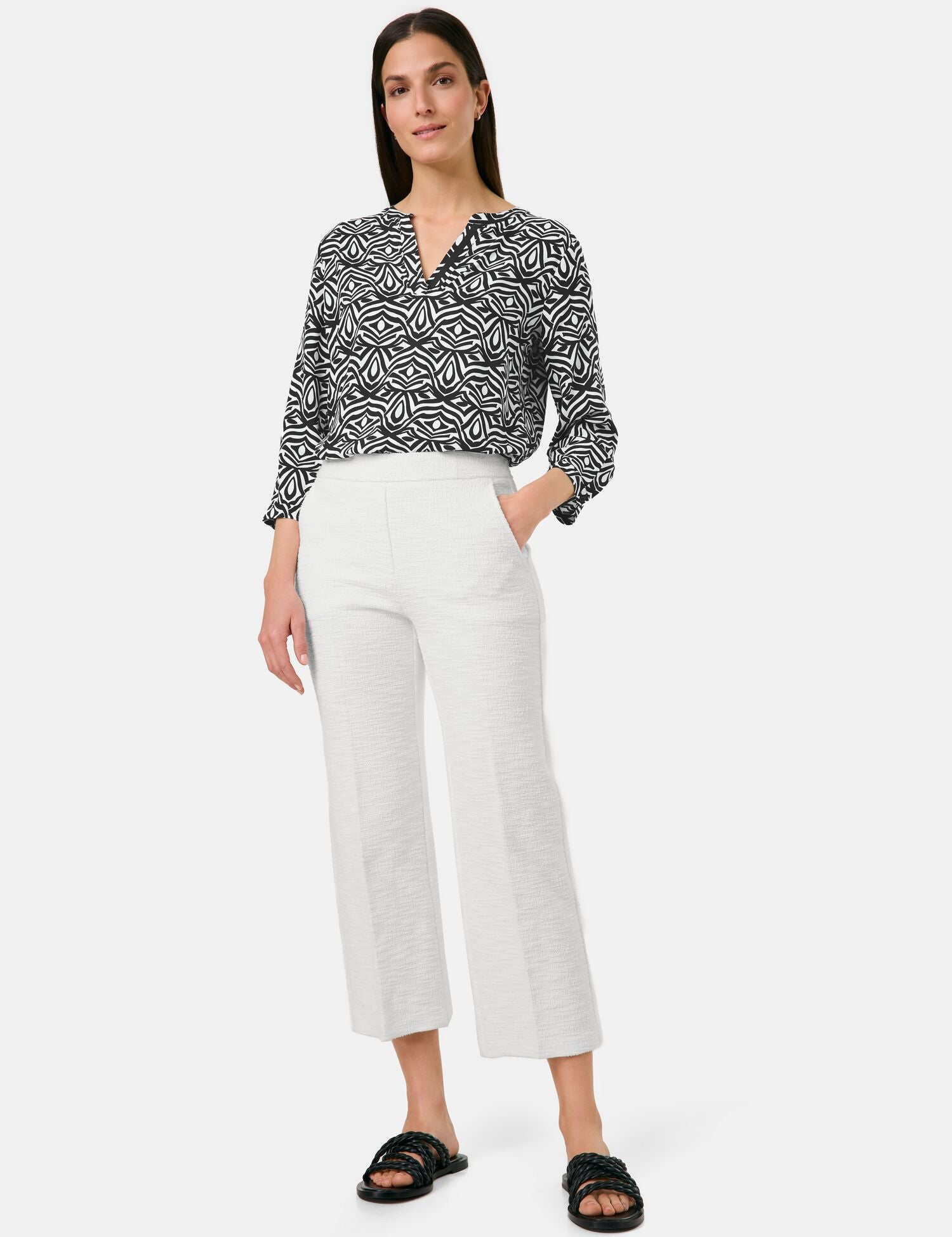 Gerry Weber  - Cream Textured Pants (spring)