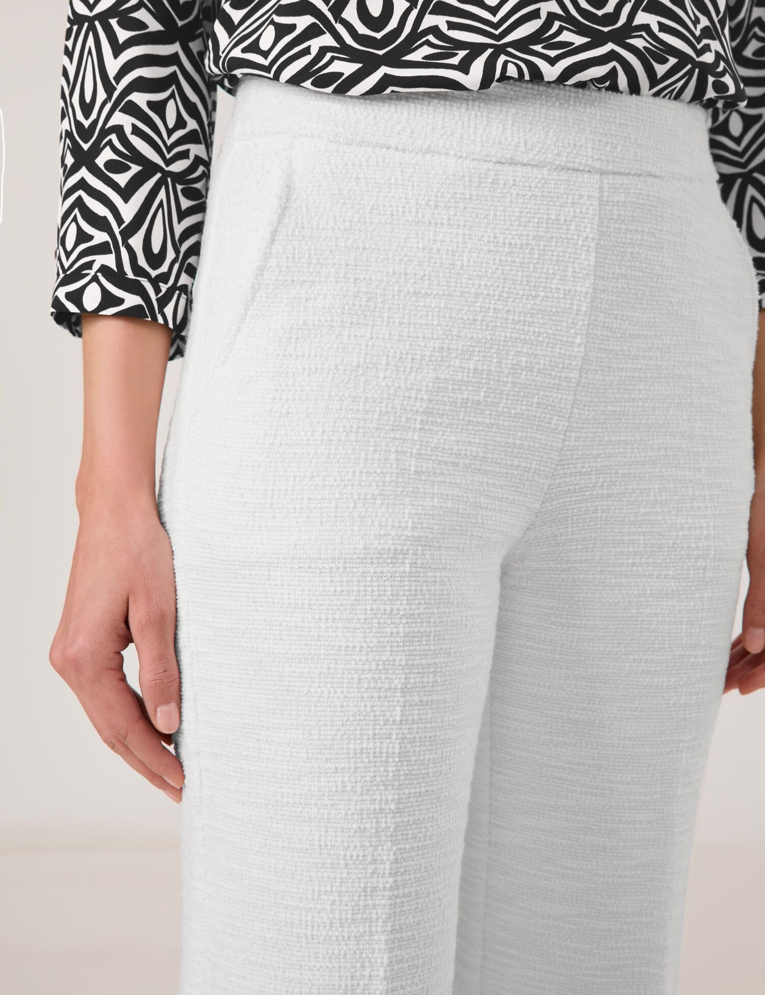 Gerry Weber  - Cream Textured Pants (spring)