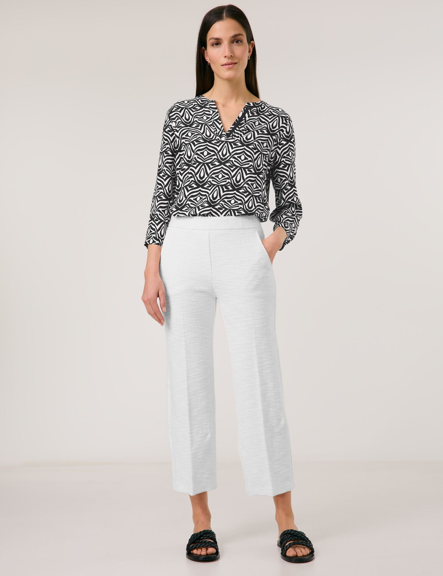Gerry Weber  - Cream Textured Pants (spring)