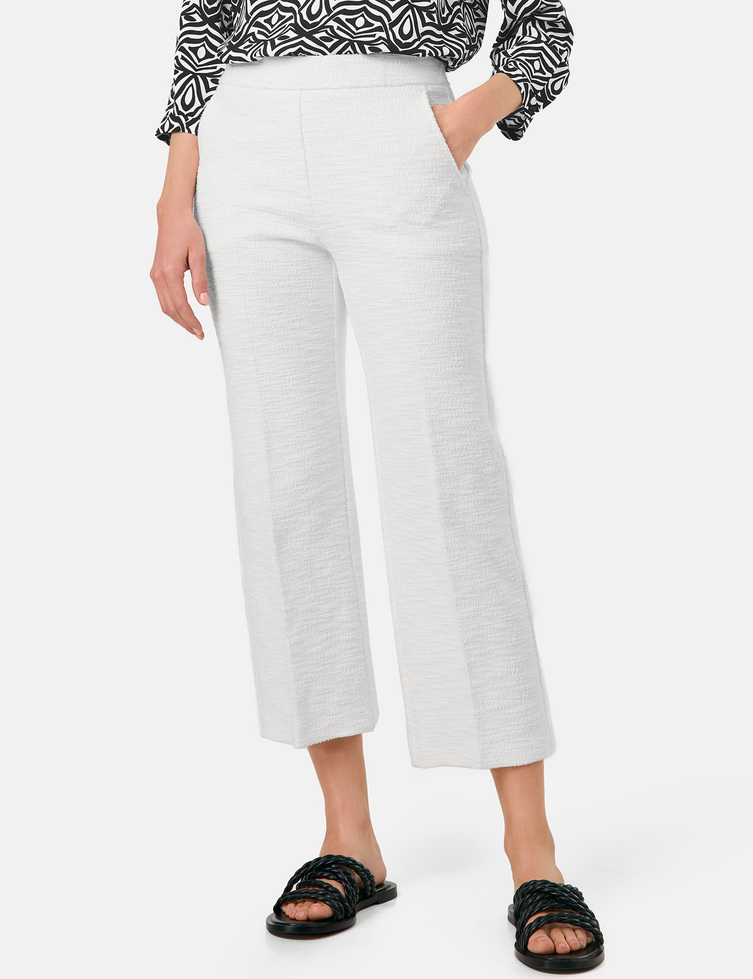 Gerry Weber  - Cream Textured Pants (spring)