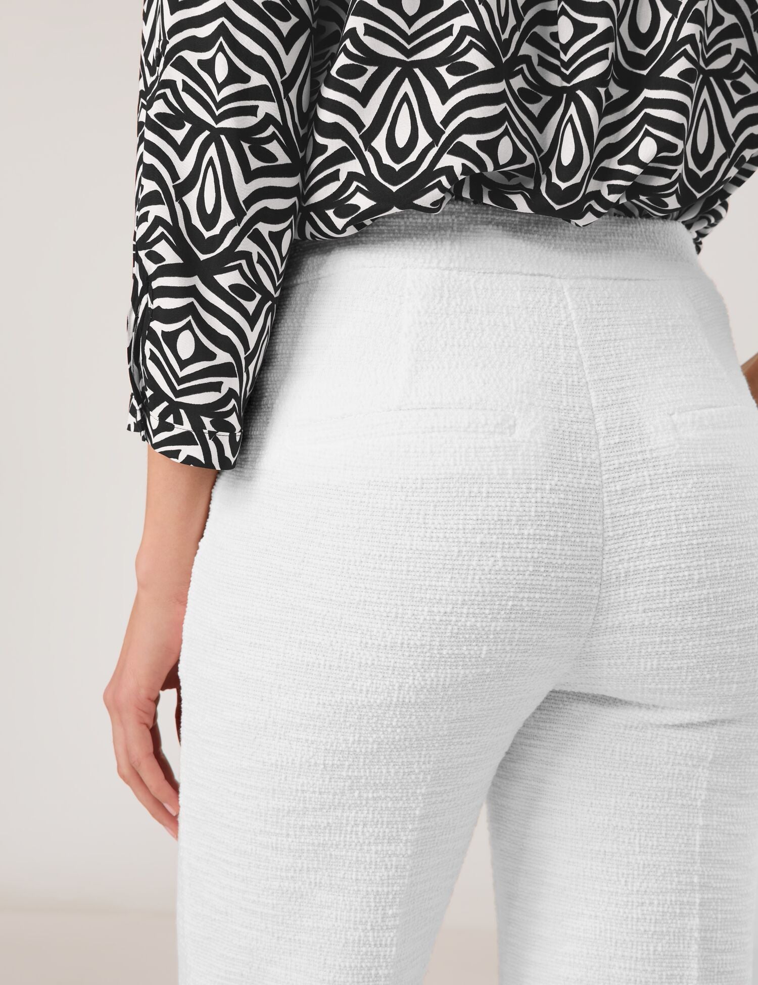 Gerry Weber  - Cream Textured Pants (spring)