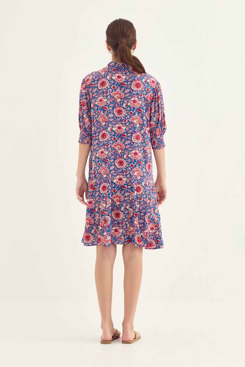 Verge- Stella Print Shirt Dress