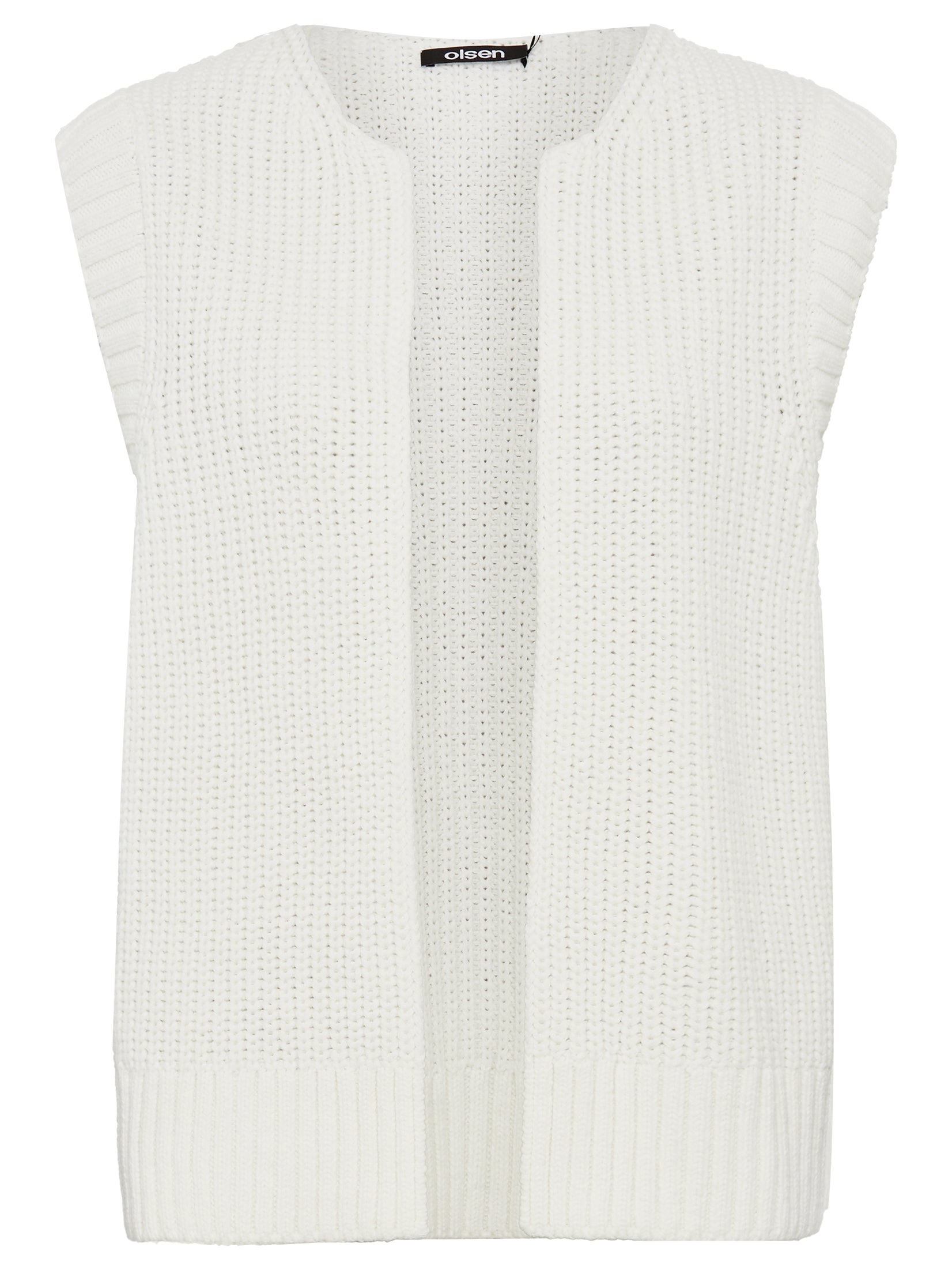 Olsen - White Knit Vest