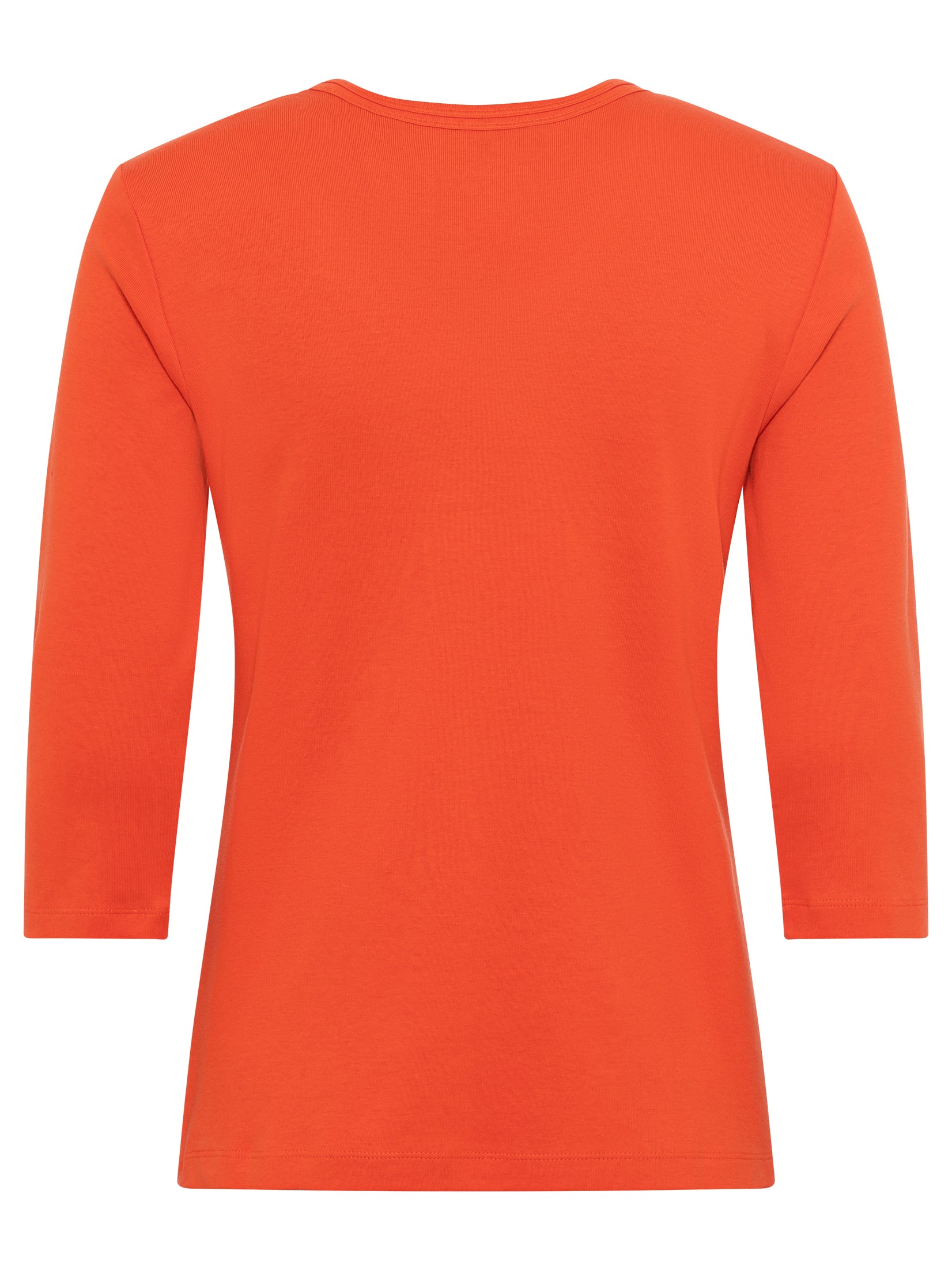 Olsen - Golden Orange Rhinestone Jersey Top