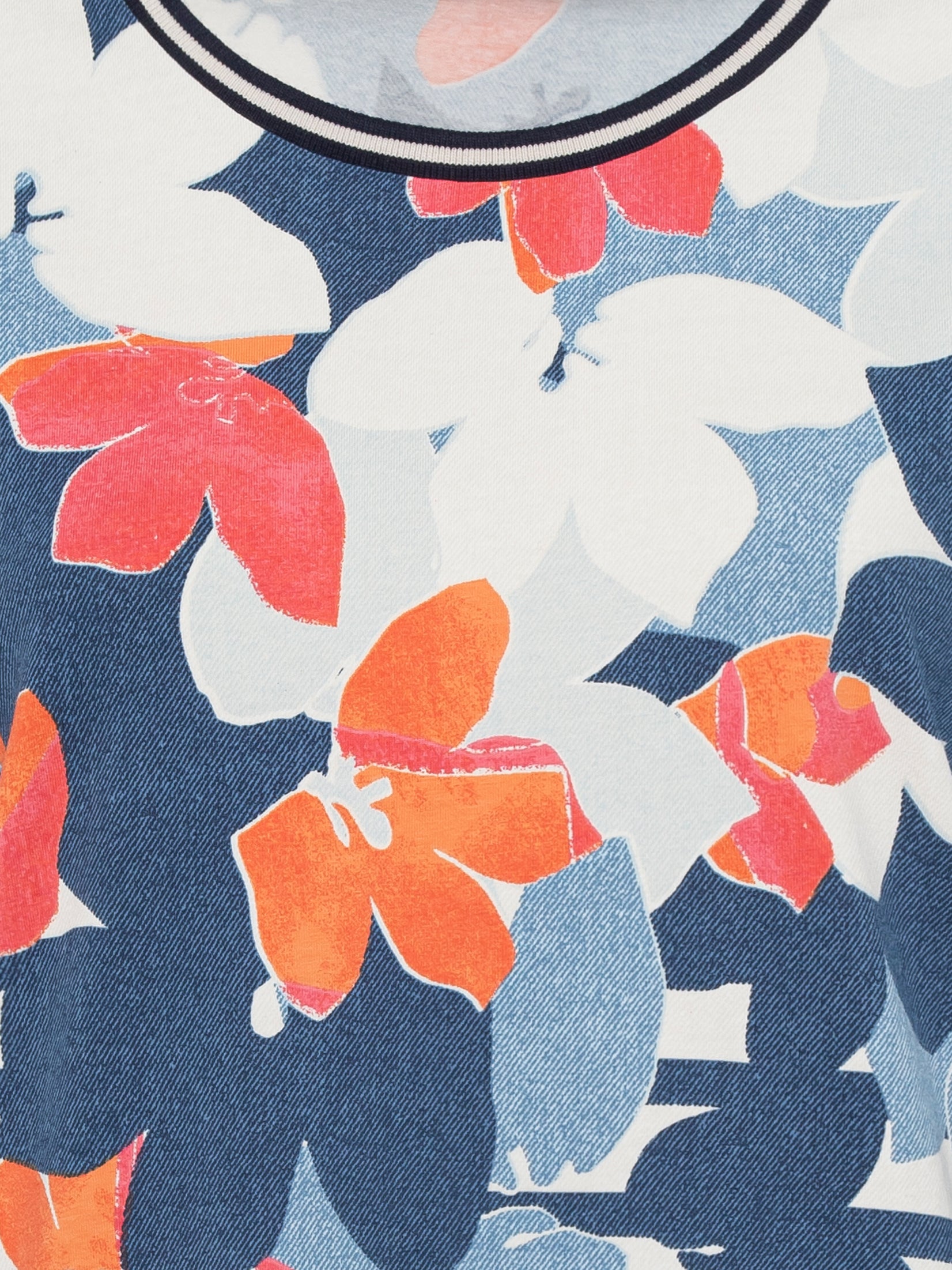 Olsen Print Floral Top