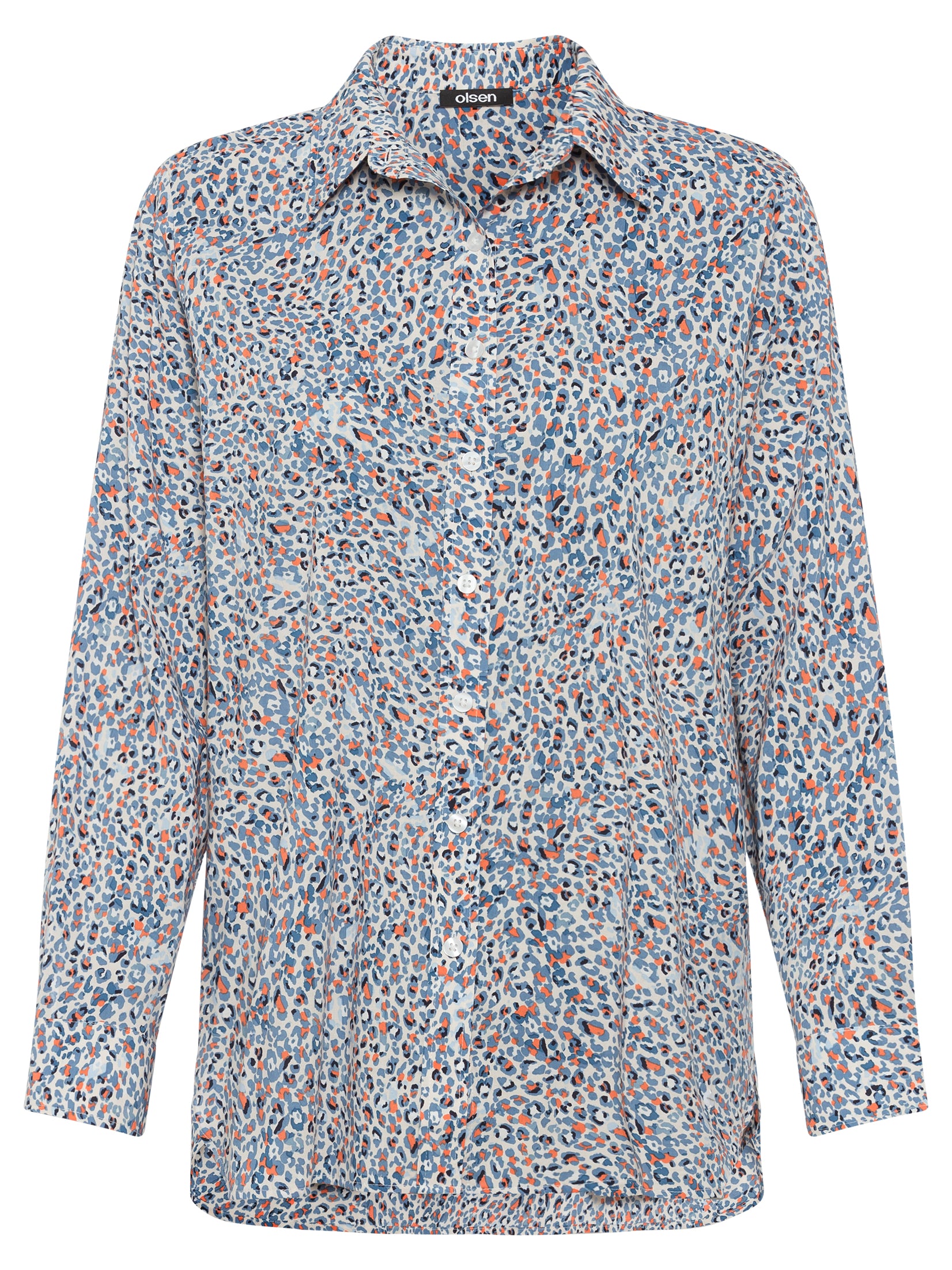 Olsen Animal Print Shirt