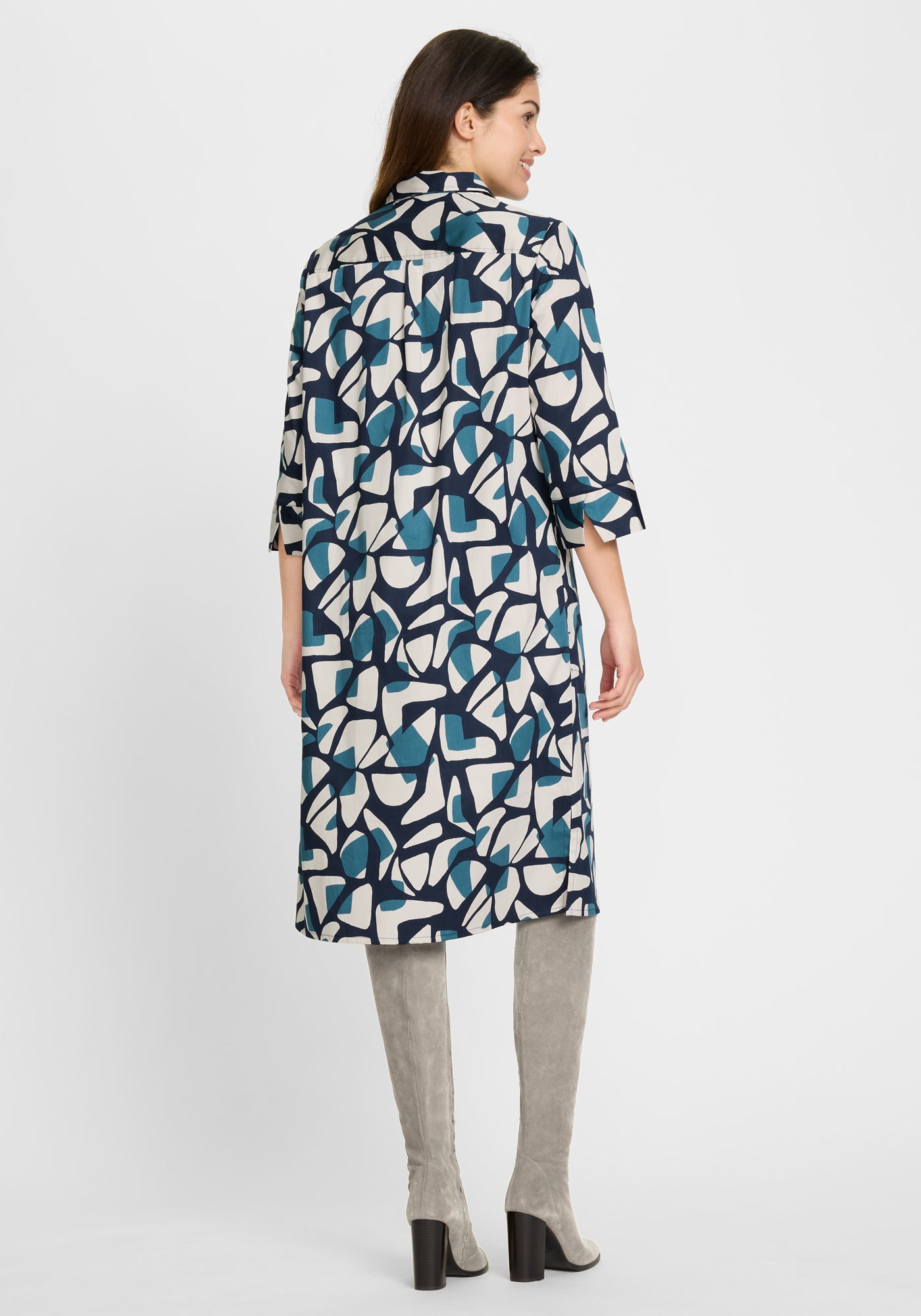 Olsen- Shapes Shirt Dress