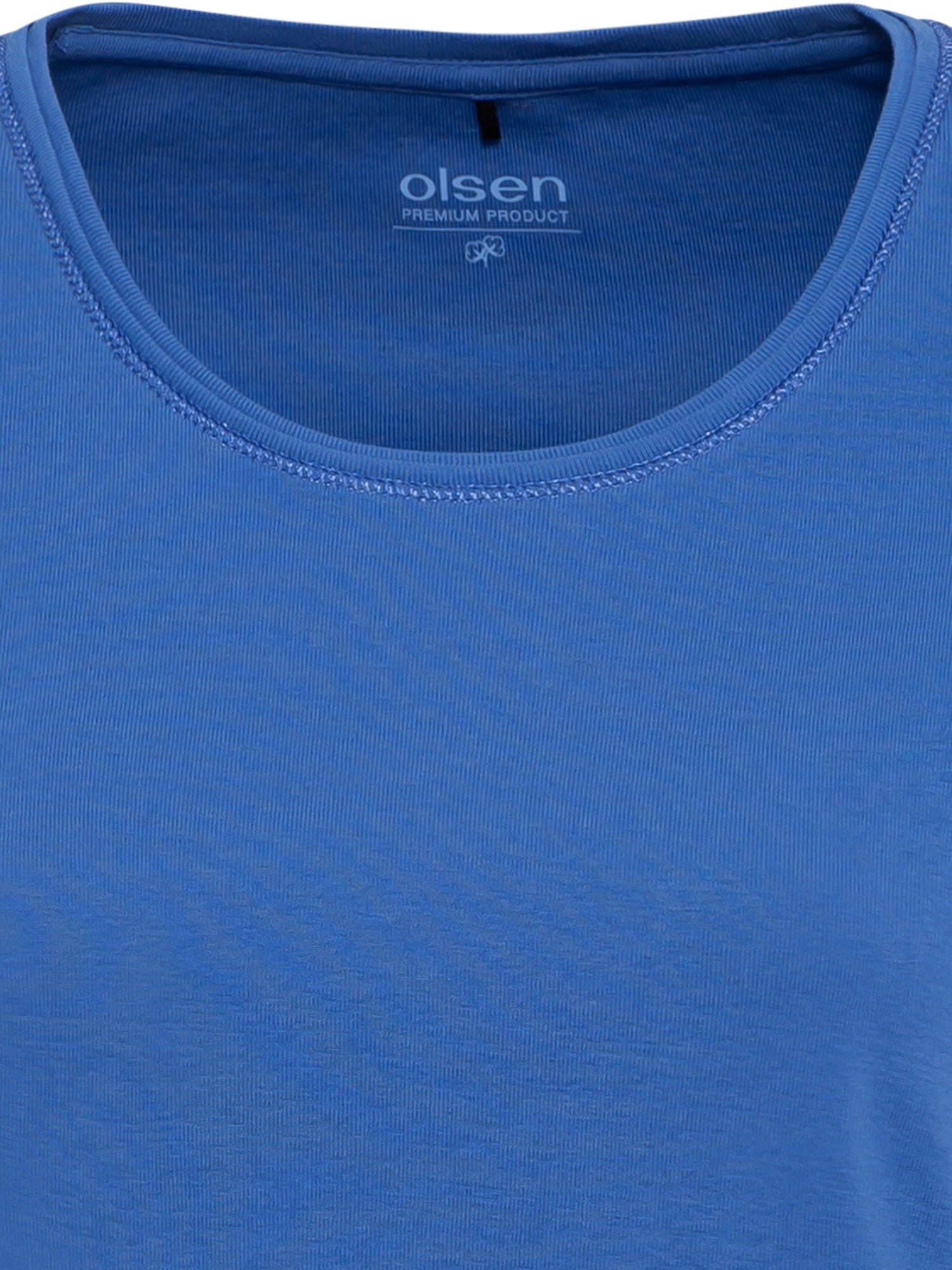Olsen  - Blue Long Sleeve Round Neck Tee
