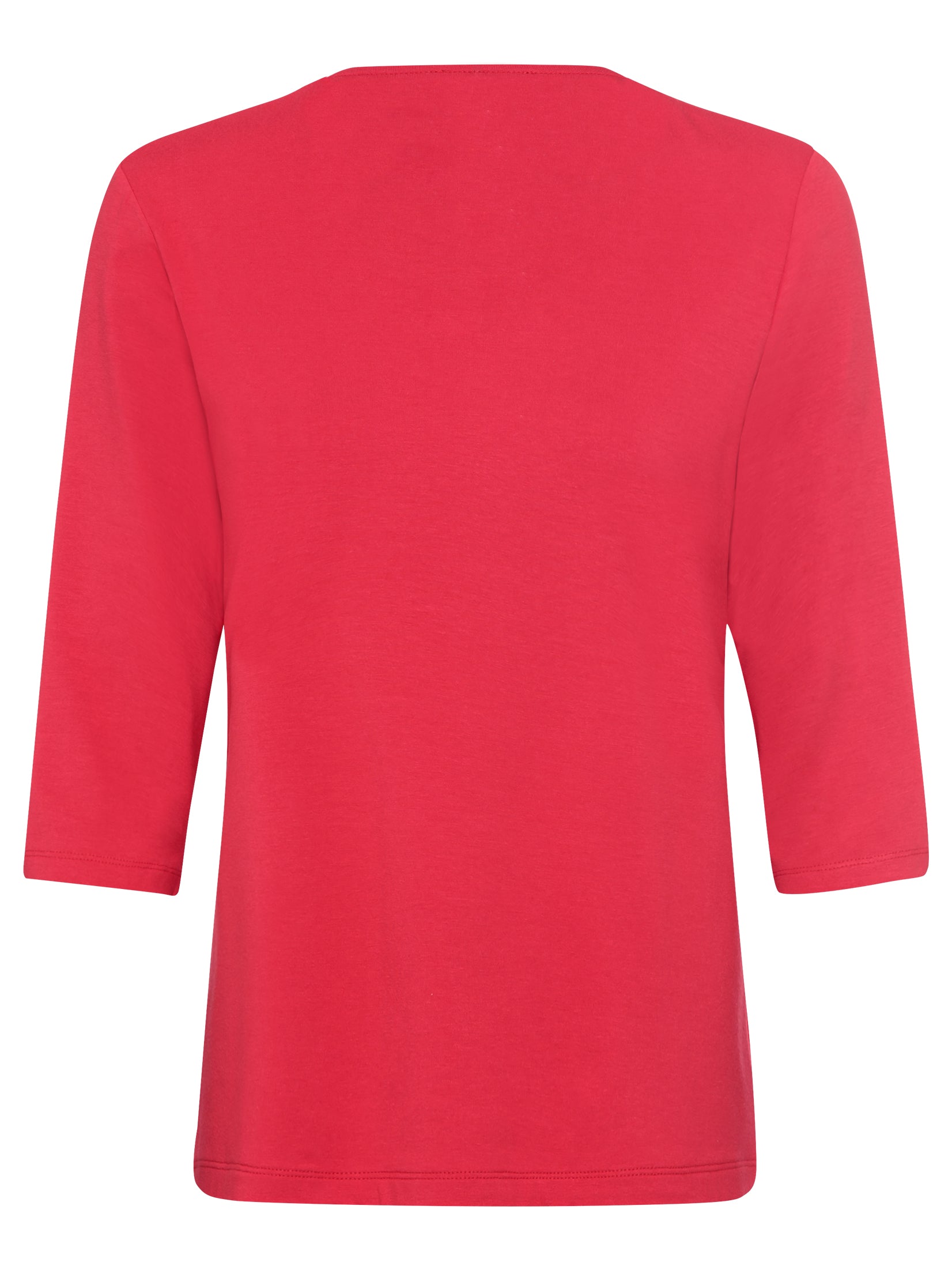 Olsen Red V Neck Top
