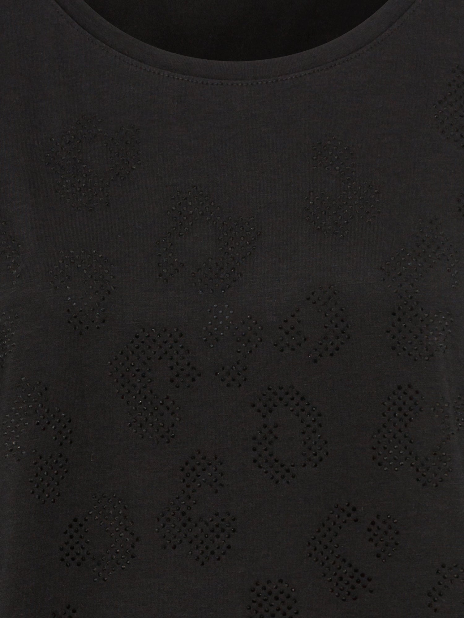 Olsen Black Sparkle Top