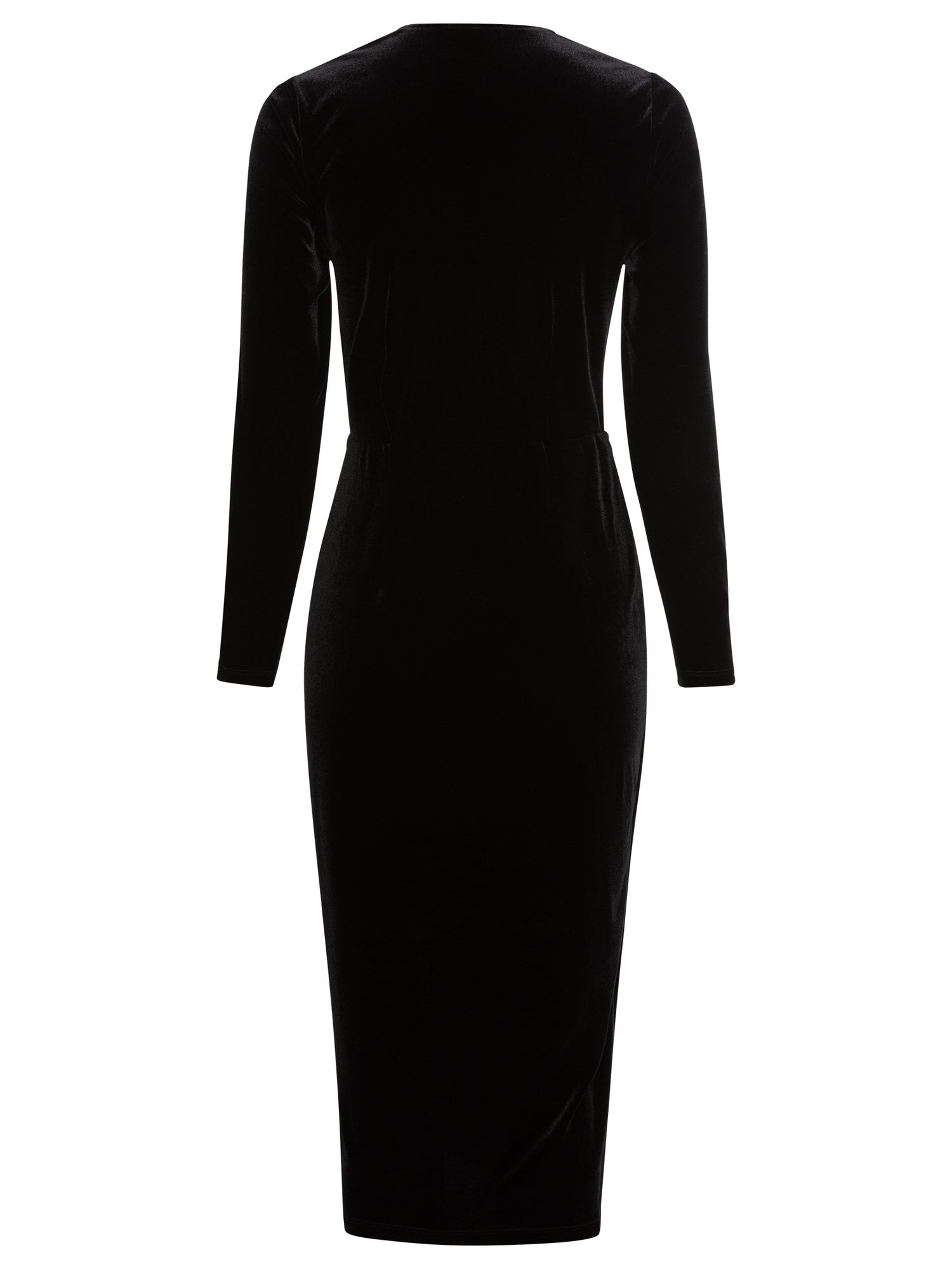 Olsen Black Velvet Dress