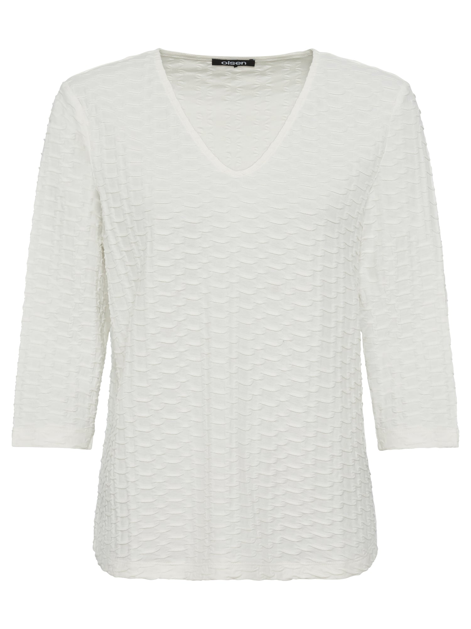 Olsen Vanilla Texture Top