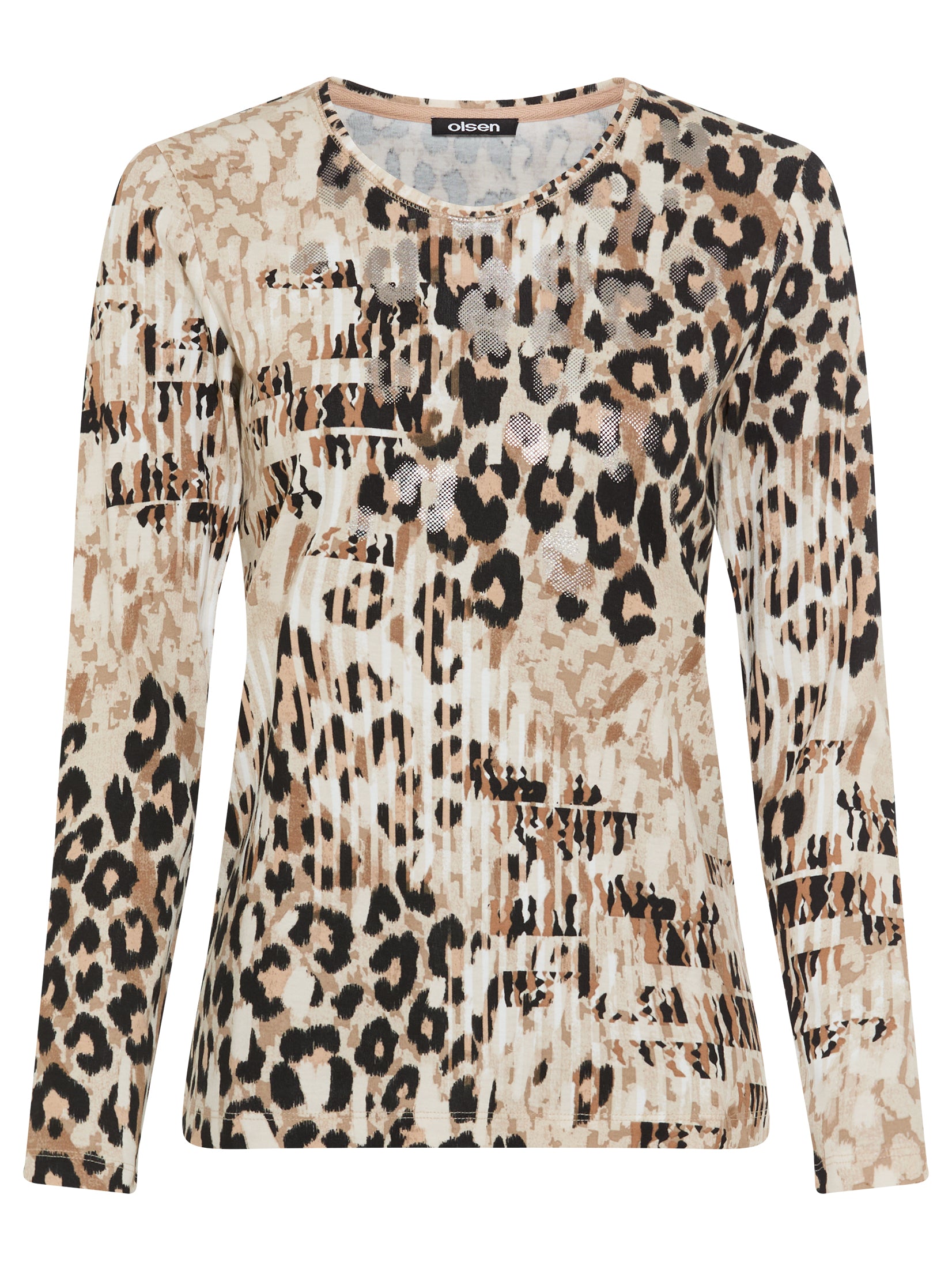 Olsen - Long Sleeve Animal T-shirt