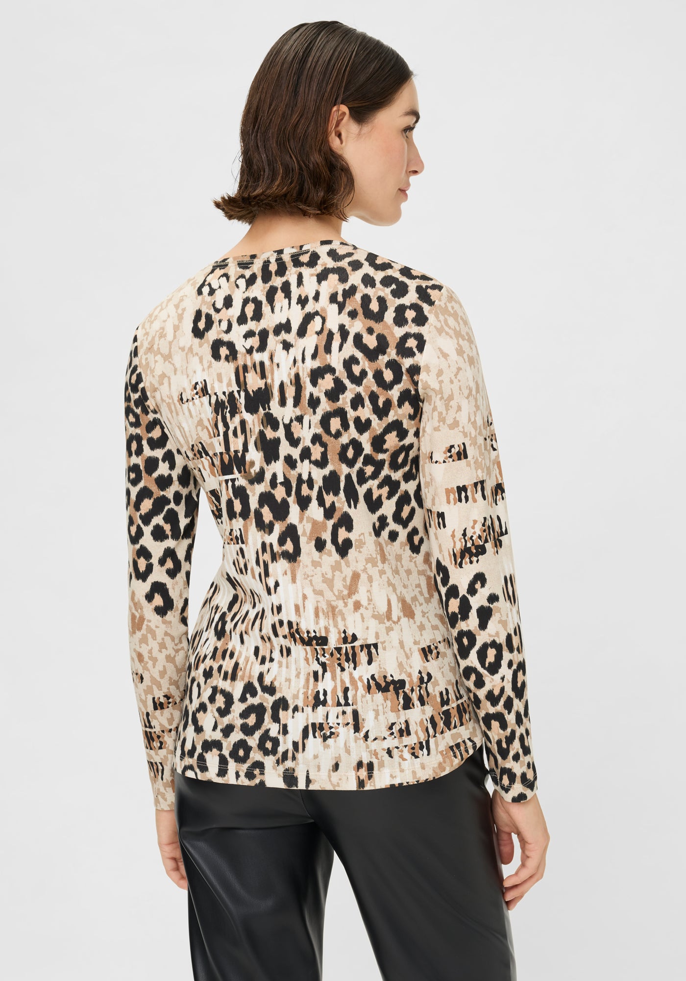 Olsen - Long Sleeve Animal T-shirt