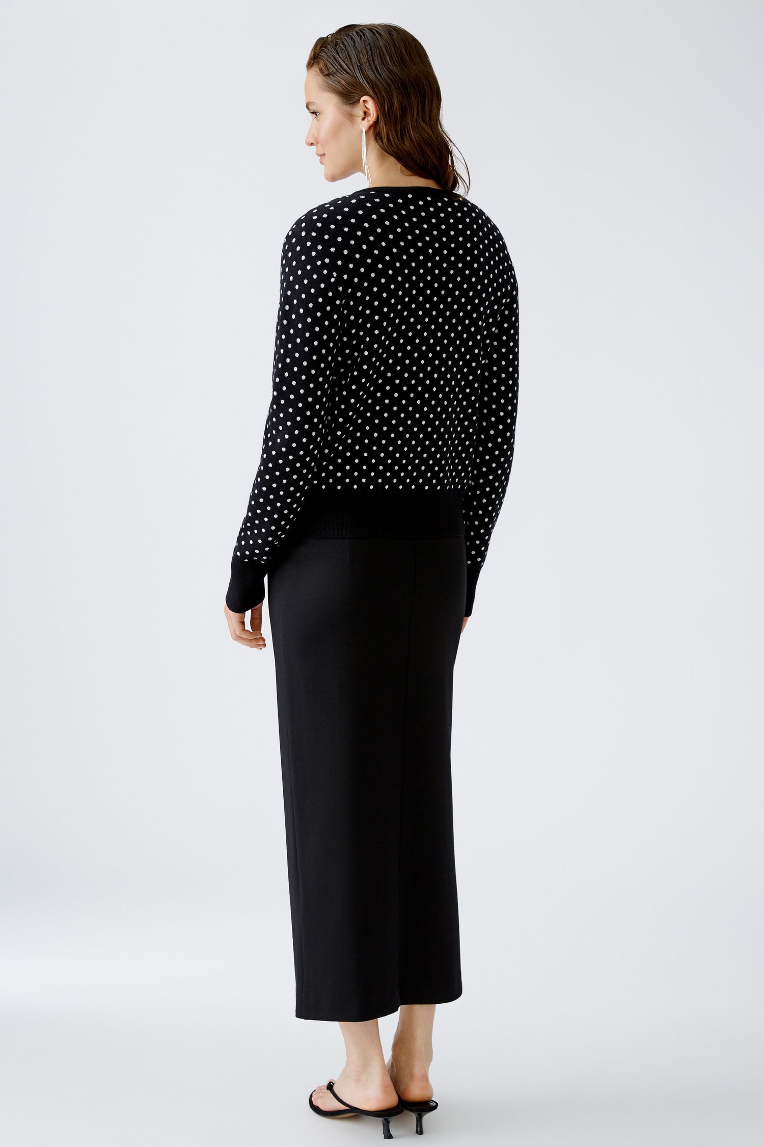 Oui - Polka Dot Cardigan