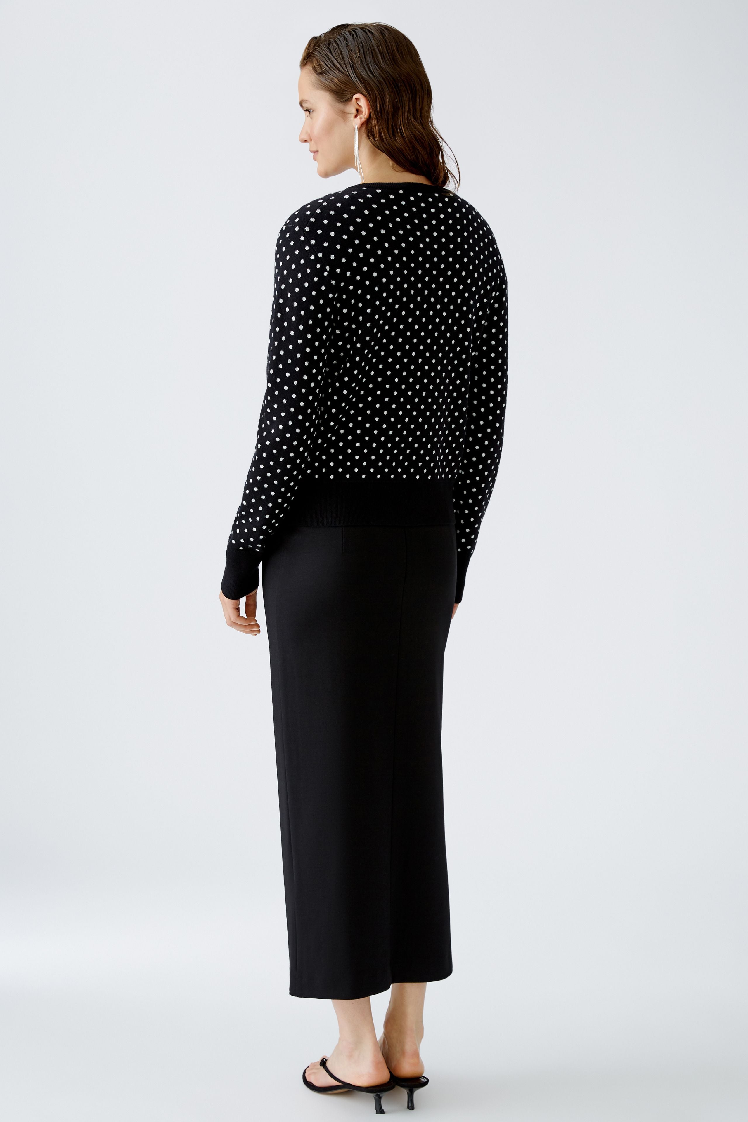 Oui - Polka Dot Cardigan