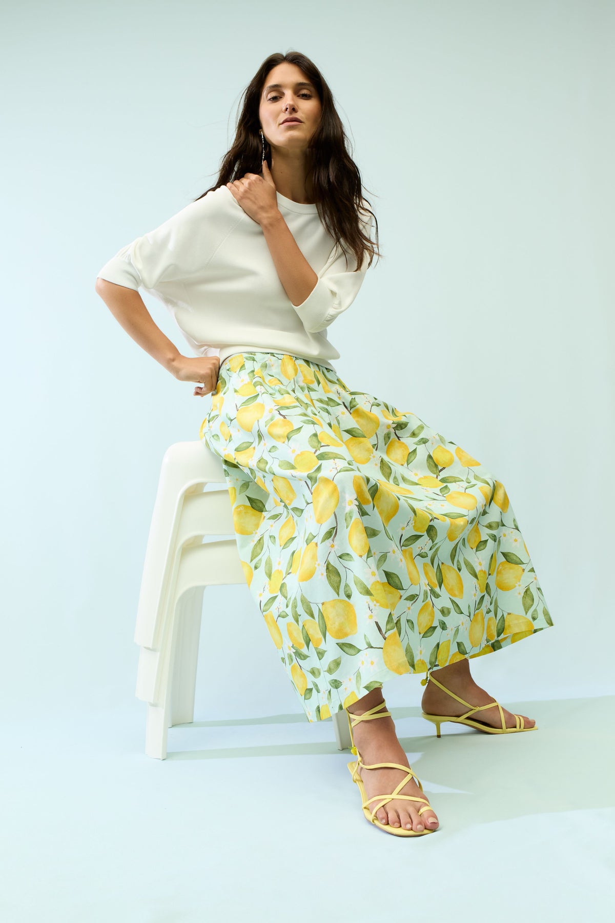 Oui Lovely Lemon Skirt