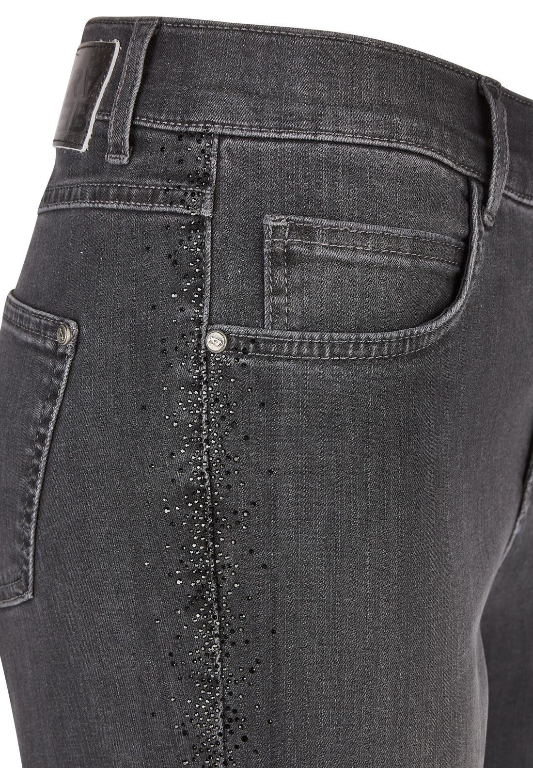 RABE - Sunny Jeans Grey Crystal Embellishment