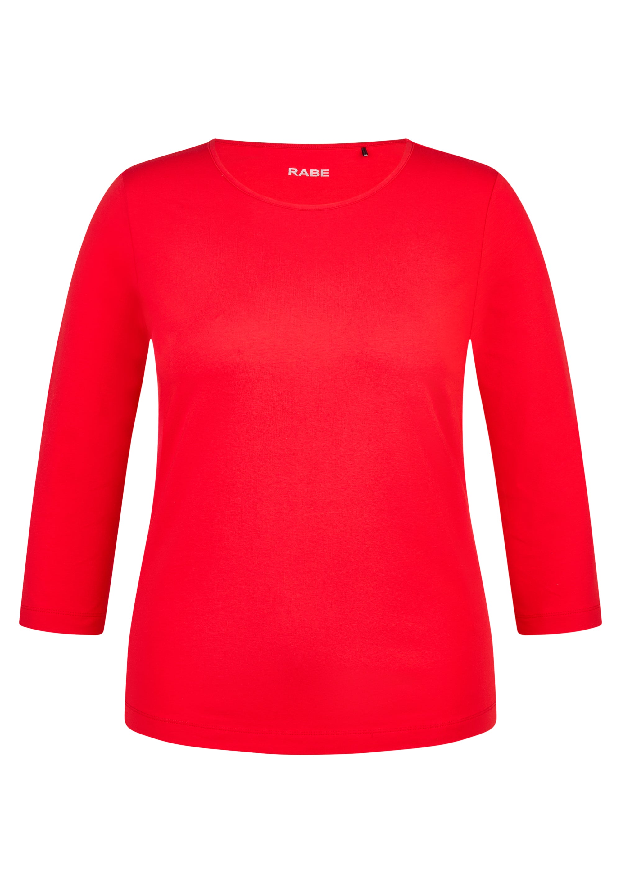 RABE - Red Cotton 3/4 Sleeve Tee