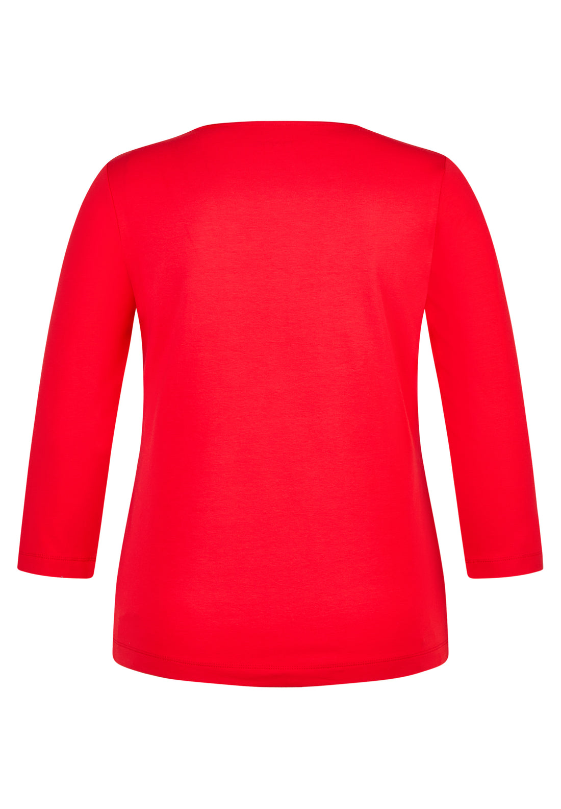 RABE - Red Cotton 3/4 Sleeve Tee