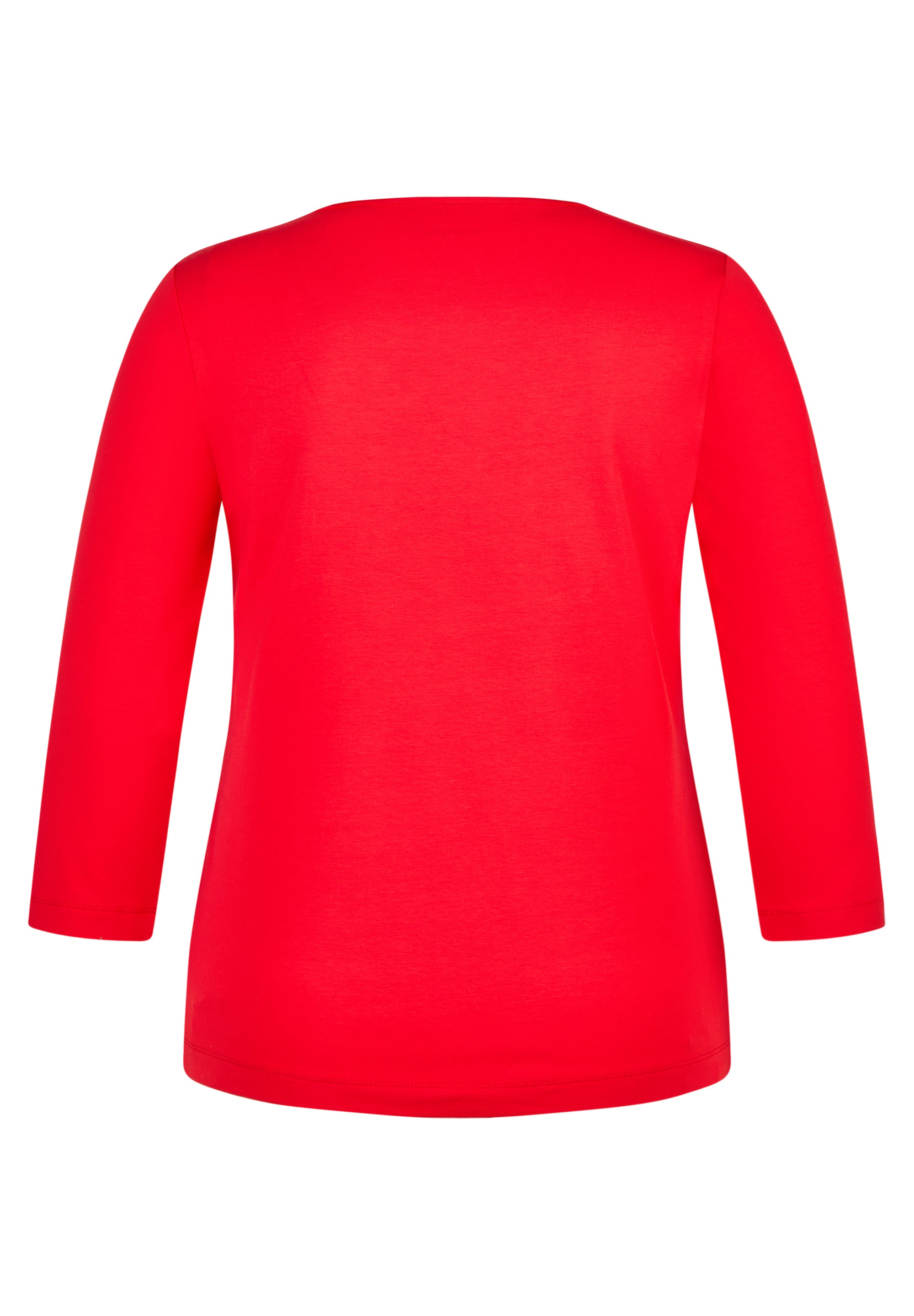 RABE - Red Cotton 3/4 Sleeve Tee