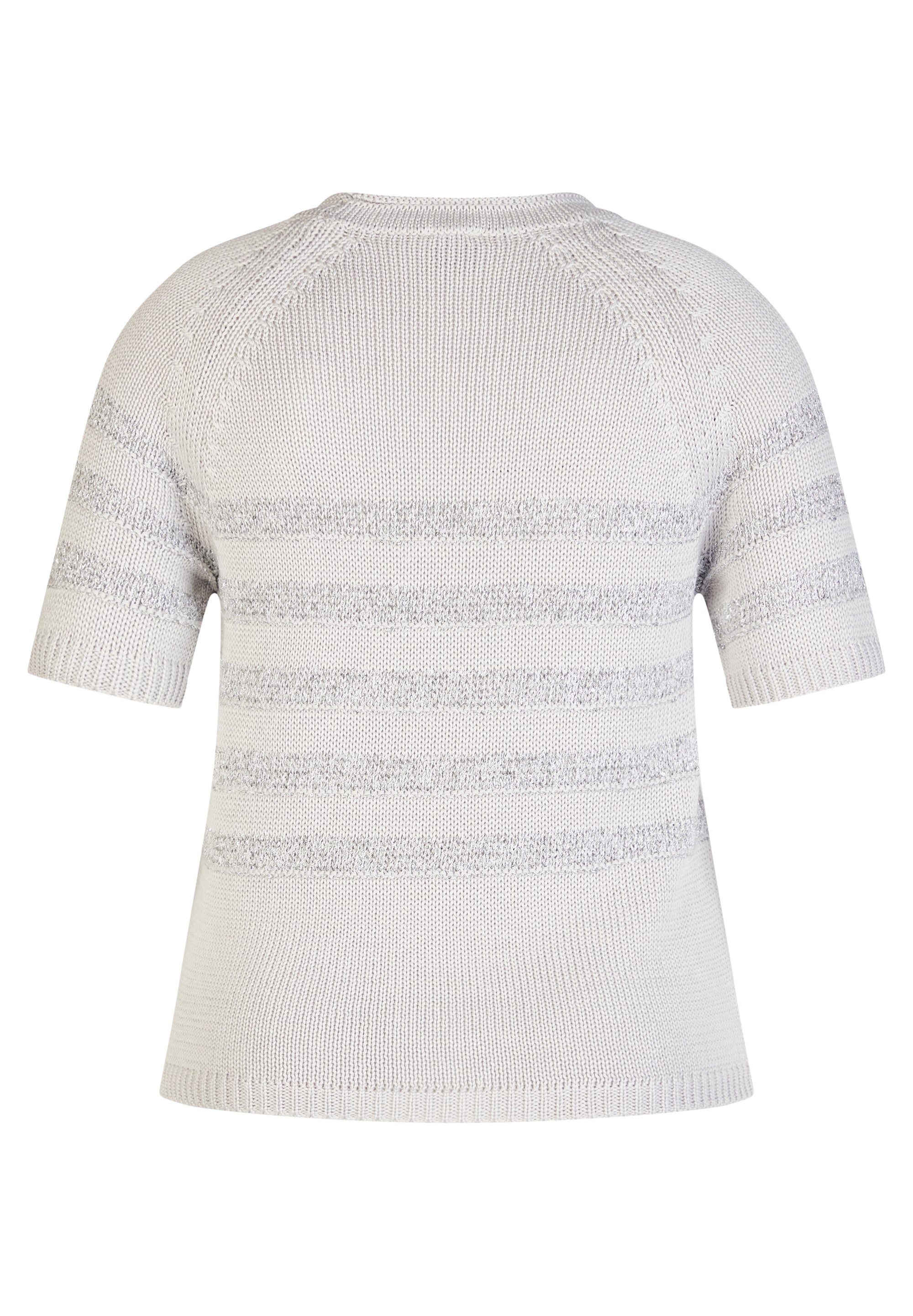 Rabe- Silver Knit Top