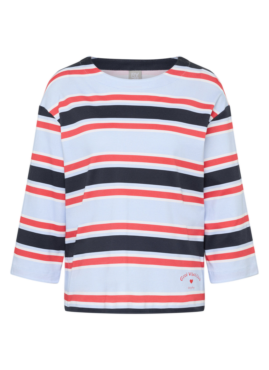 RABE - Striped Nautical 3/4 Sleeve Tee