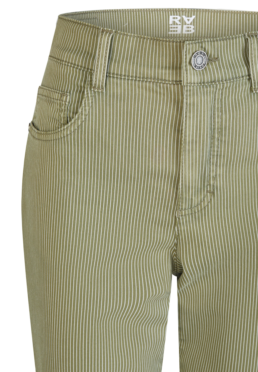 RABE - Sunny Olive and White Pants