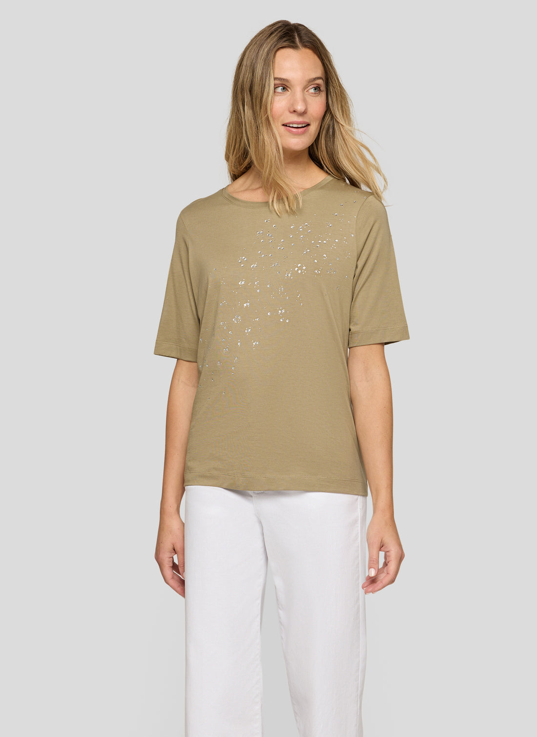 RABE - Olive Crystal Tee