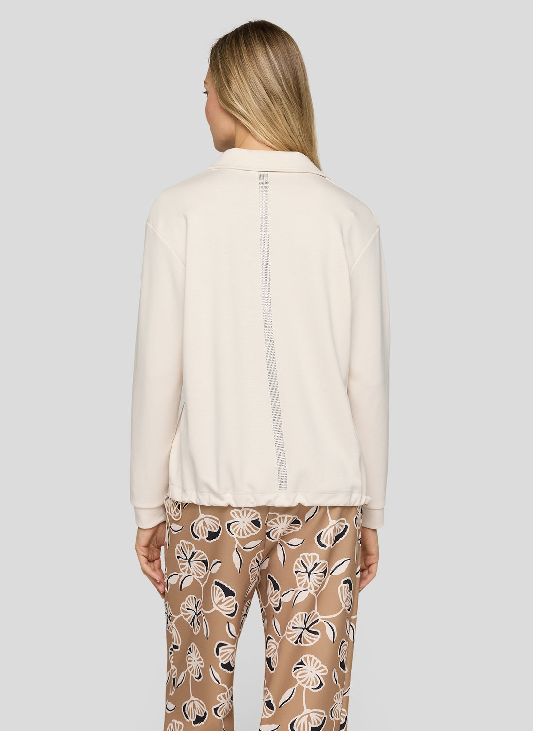 Rabe- Cream Polo With Crystal Detail