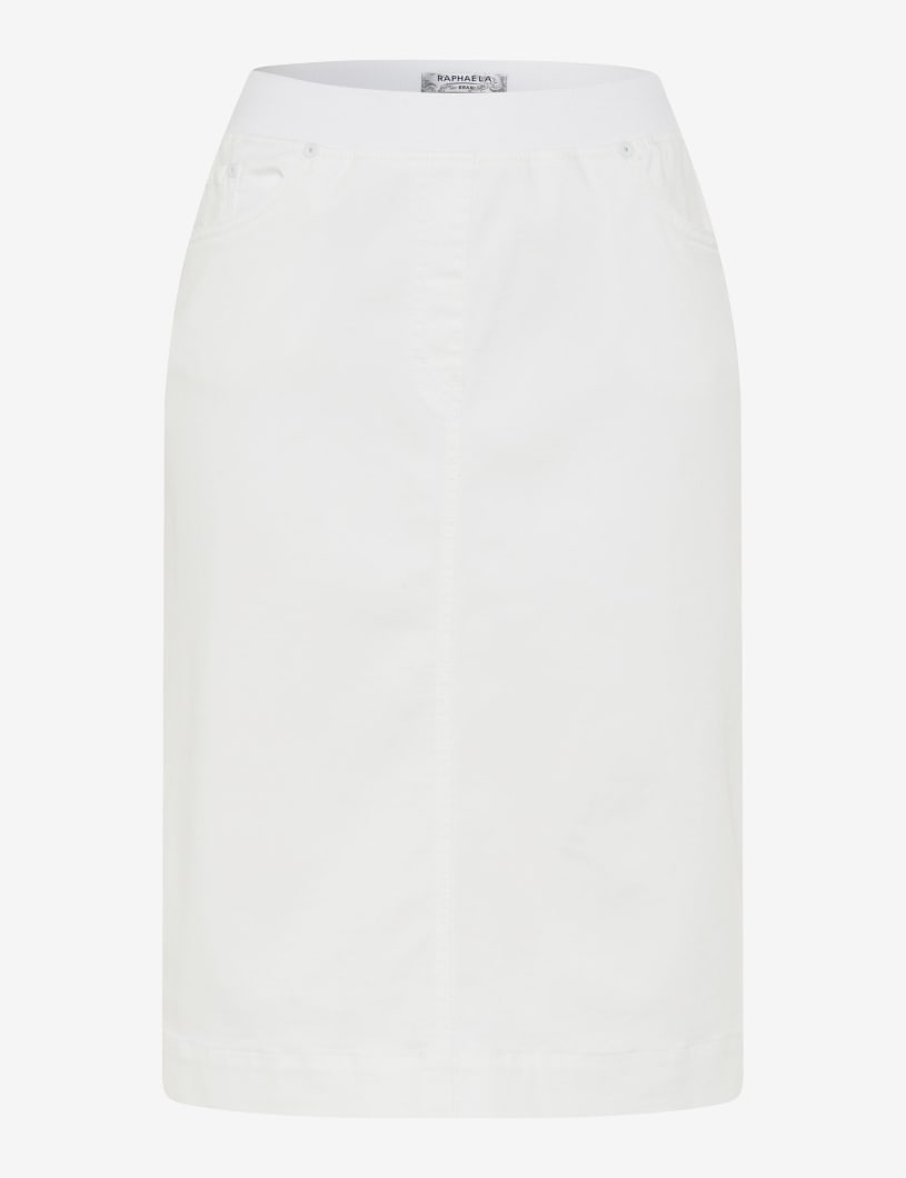 Brax Raphaela- Pamina Skirt - White Denim