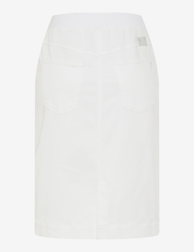 Brax Raphaela- Pamina Skirt - White Denim
