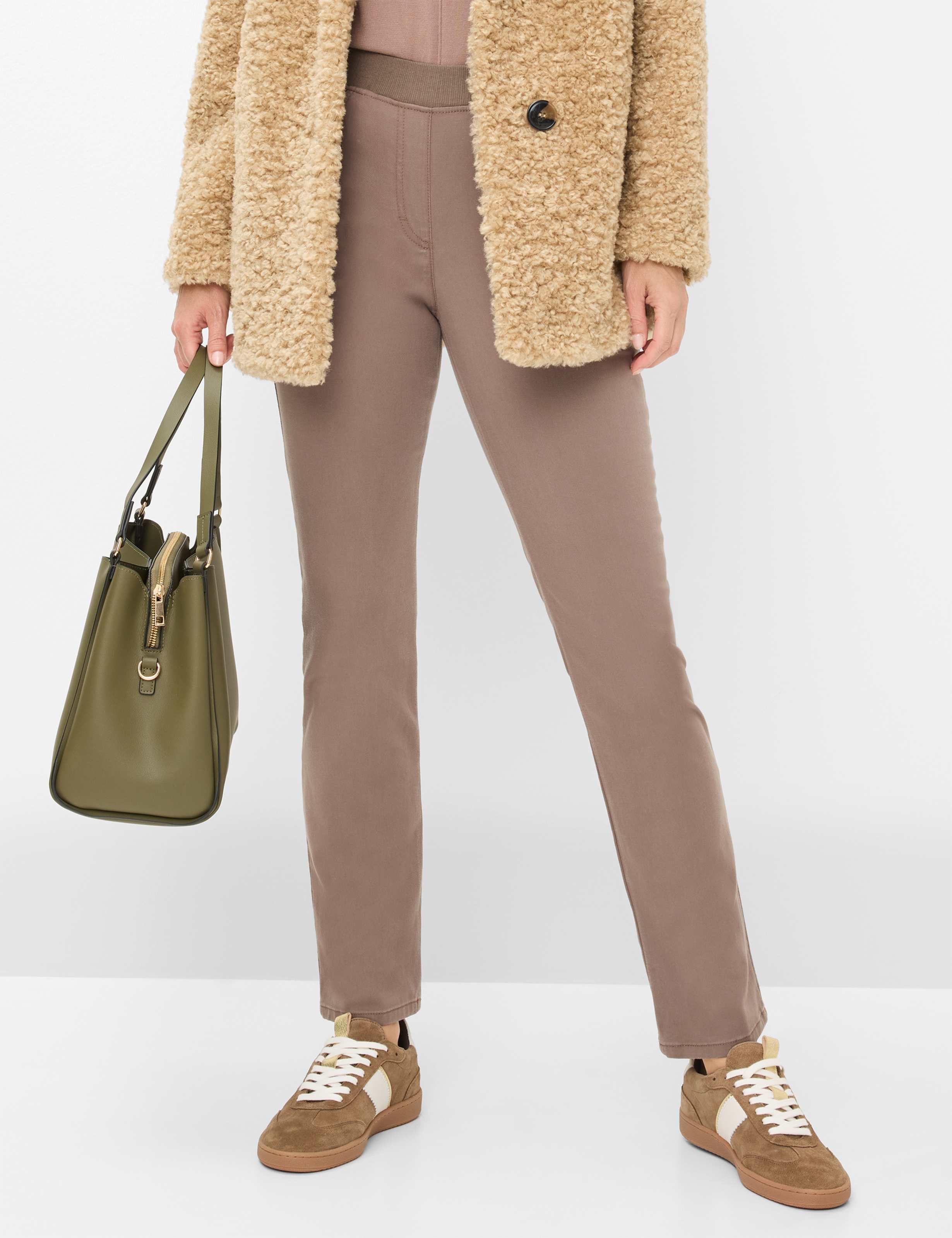 Brax - Pamina Pull On Pant Lyocell blend -Mocha