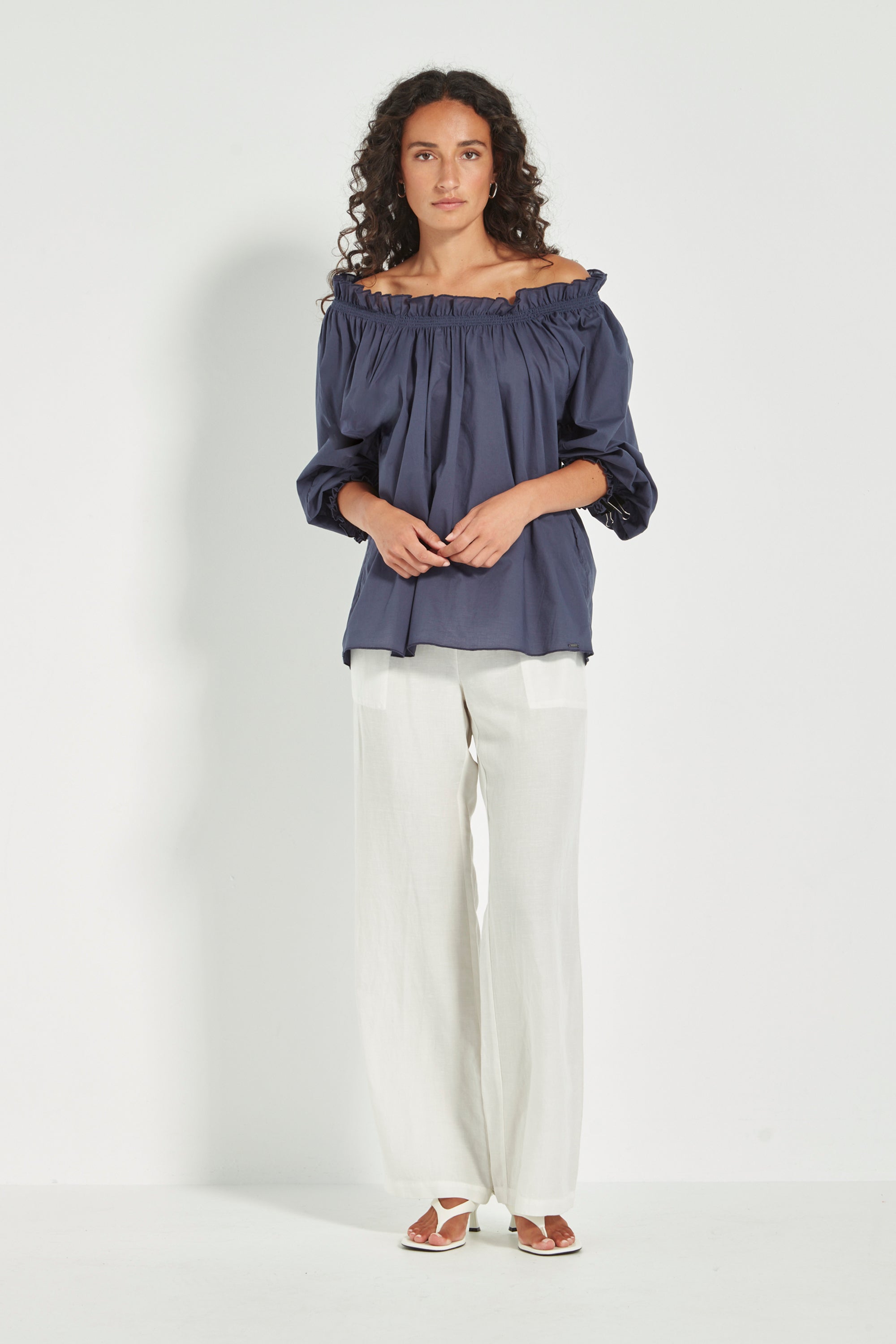 Verge - Tamara Top Denim Colour