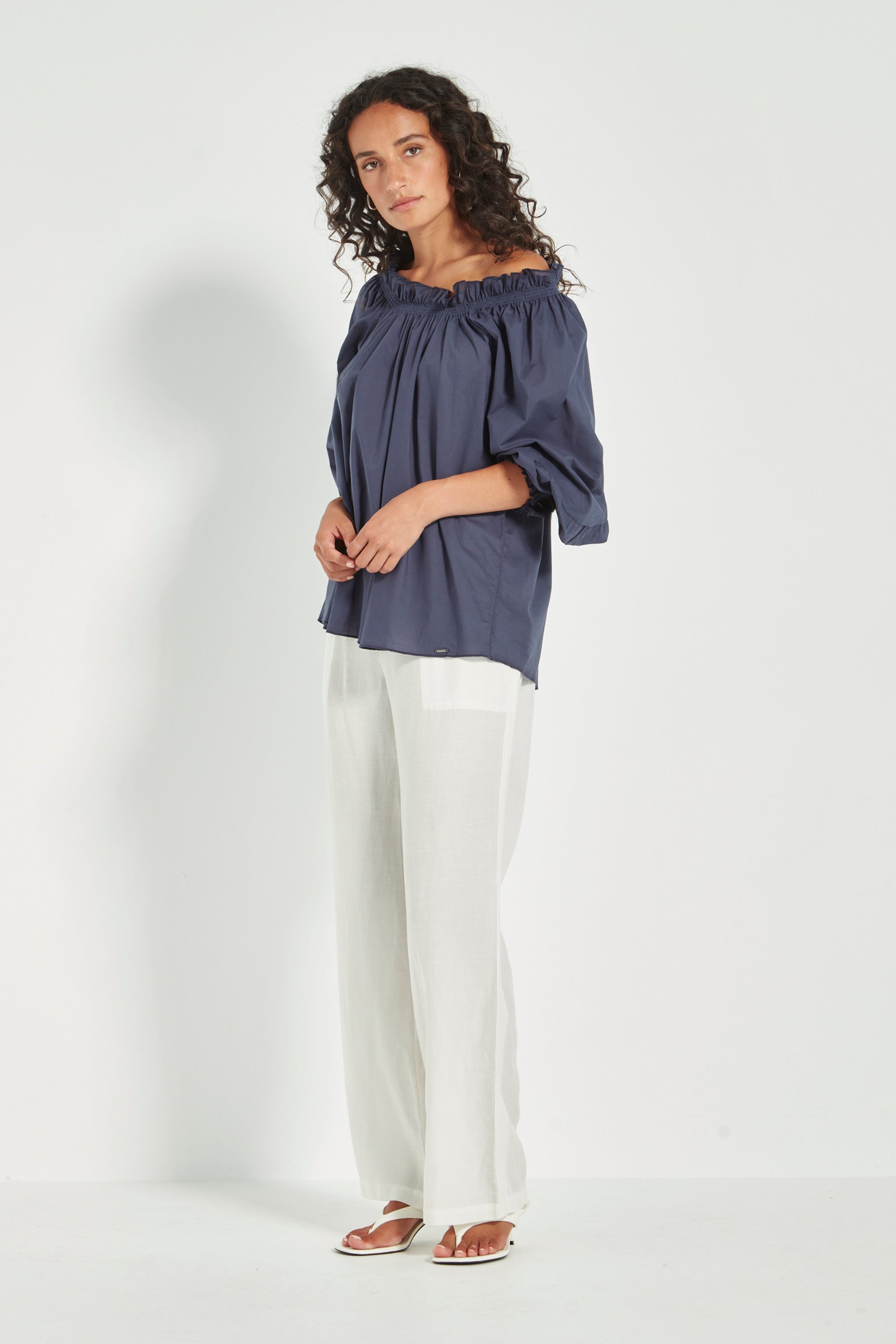 Verge - Tamara Top Denim Colour