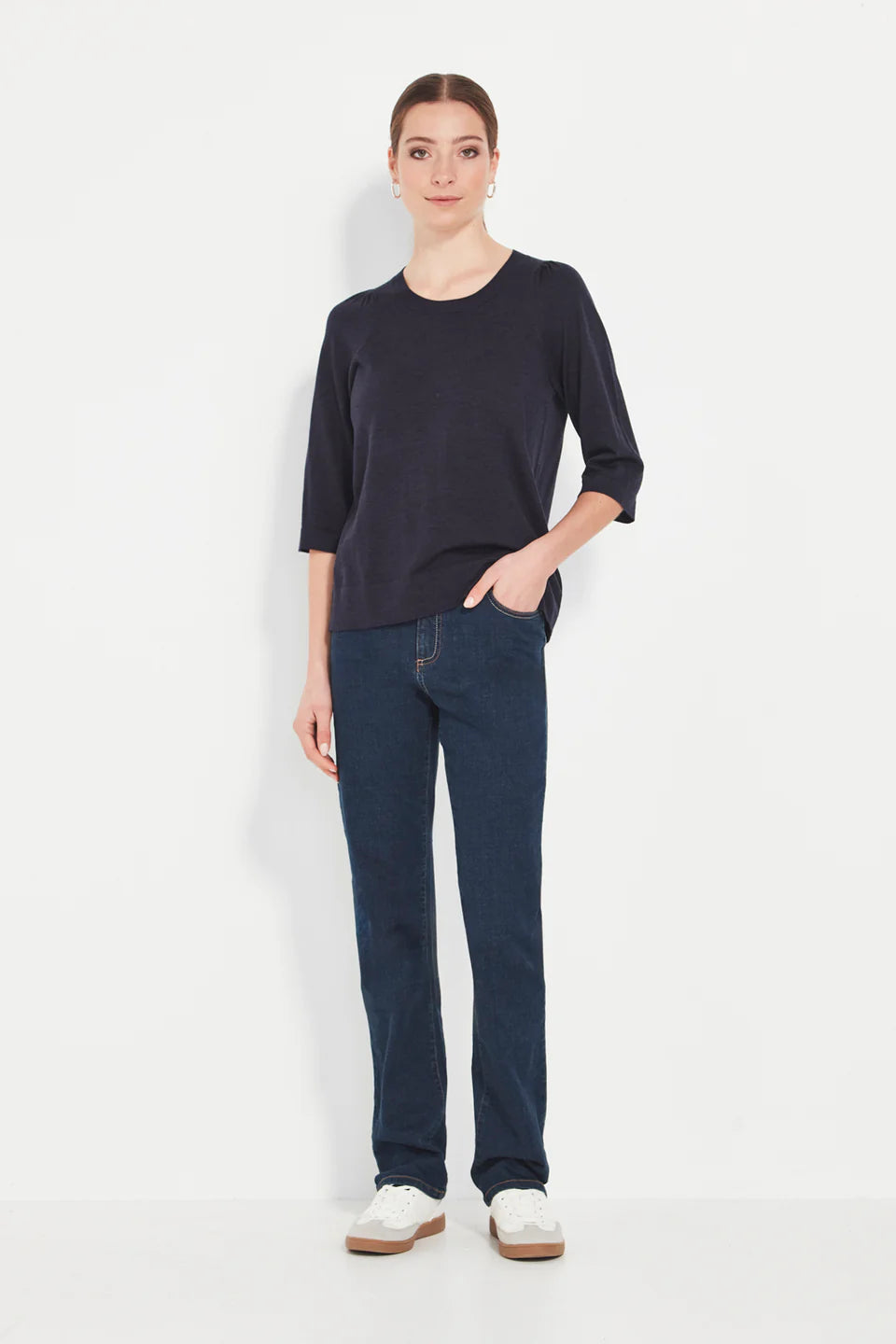 Verge - Zoe Top - Ink Marle