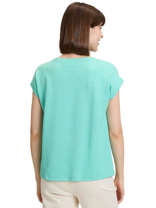 Betty Barclay - Mint Green Textured T-Shirt