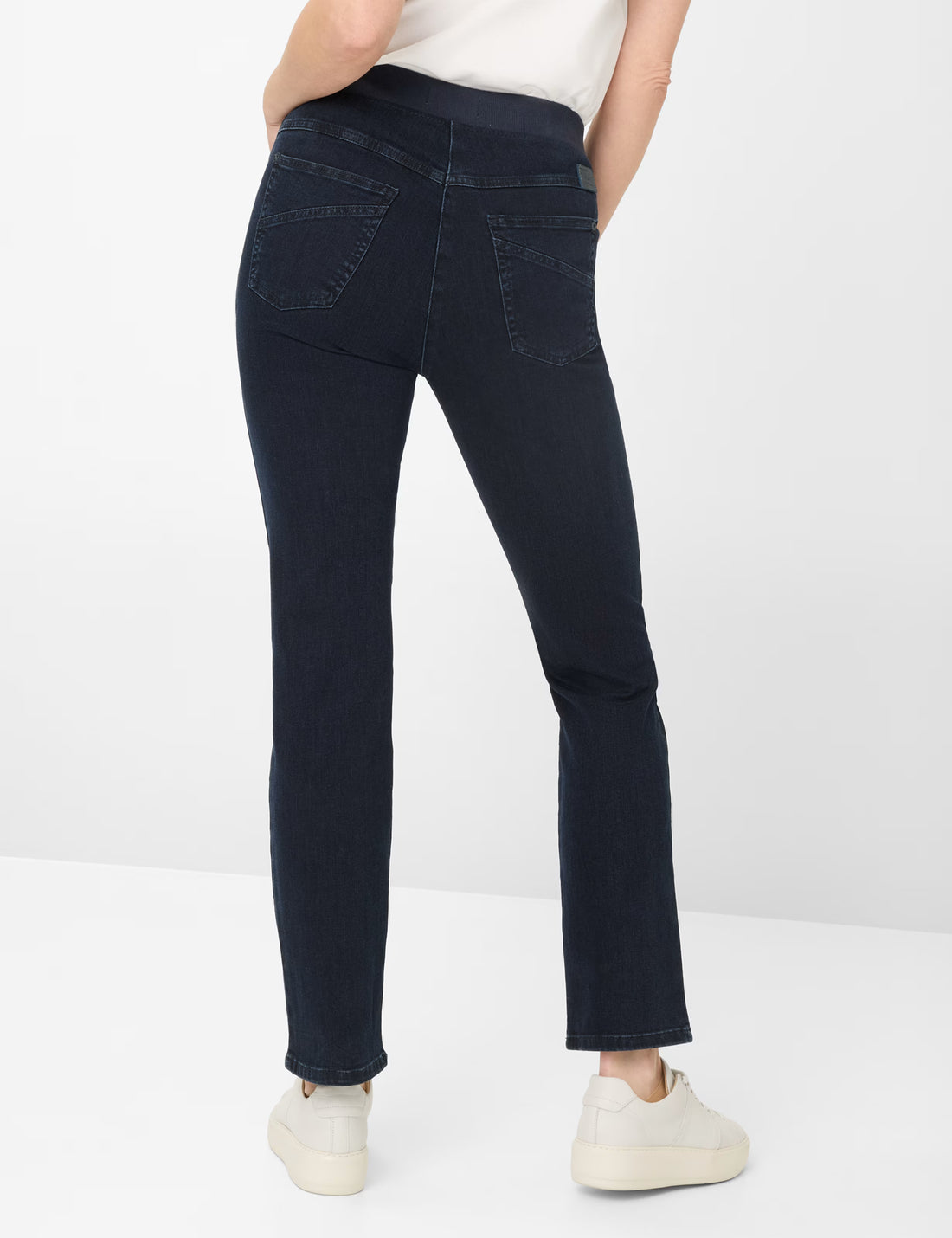 Brax - Pamina Pull on Pant -Dark Blue Denim