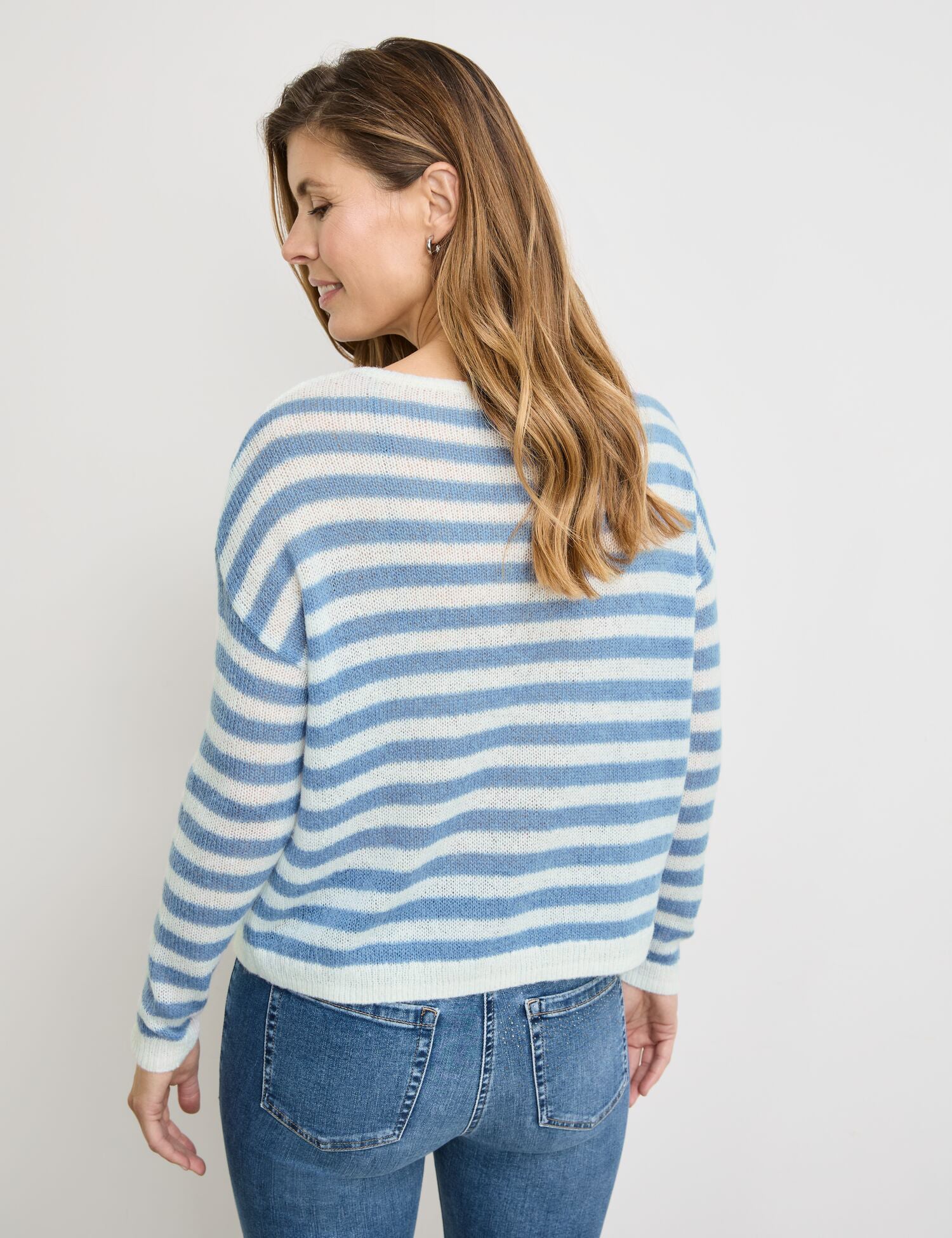 Gerry Weber - Striped Blue and White Jumper
