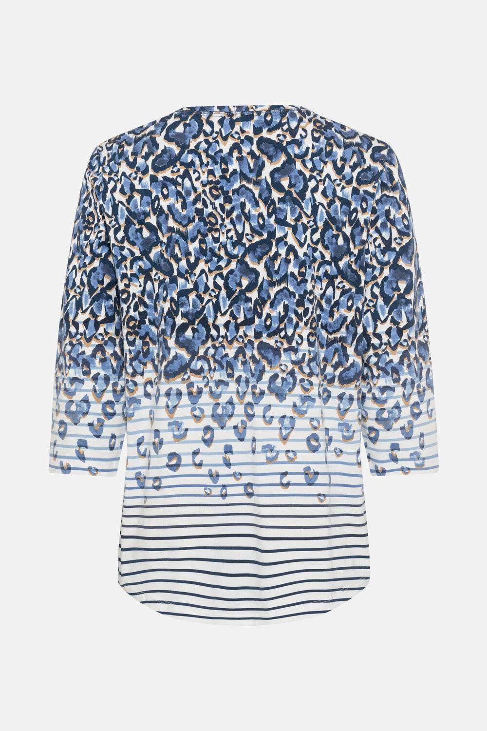 Olsen - Animal / Stripe T-shirt