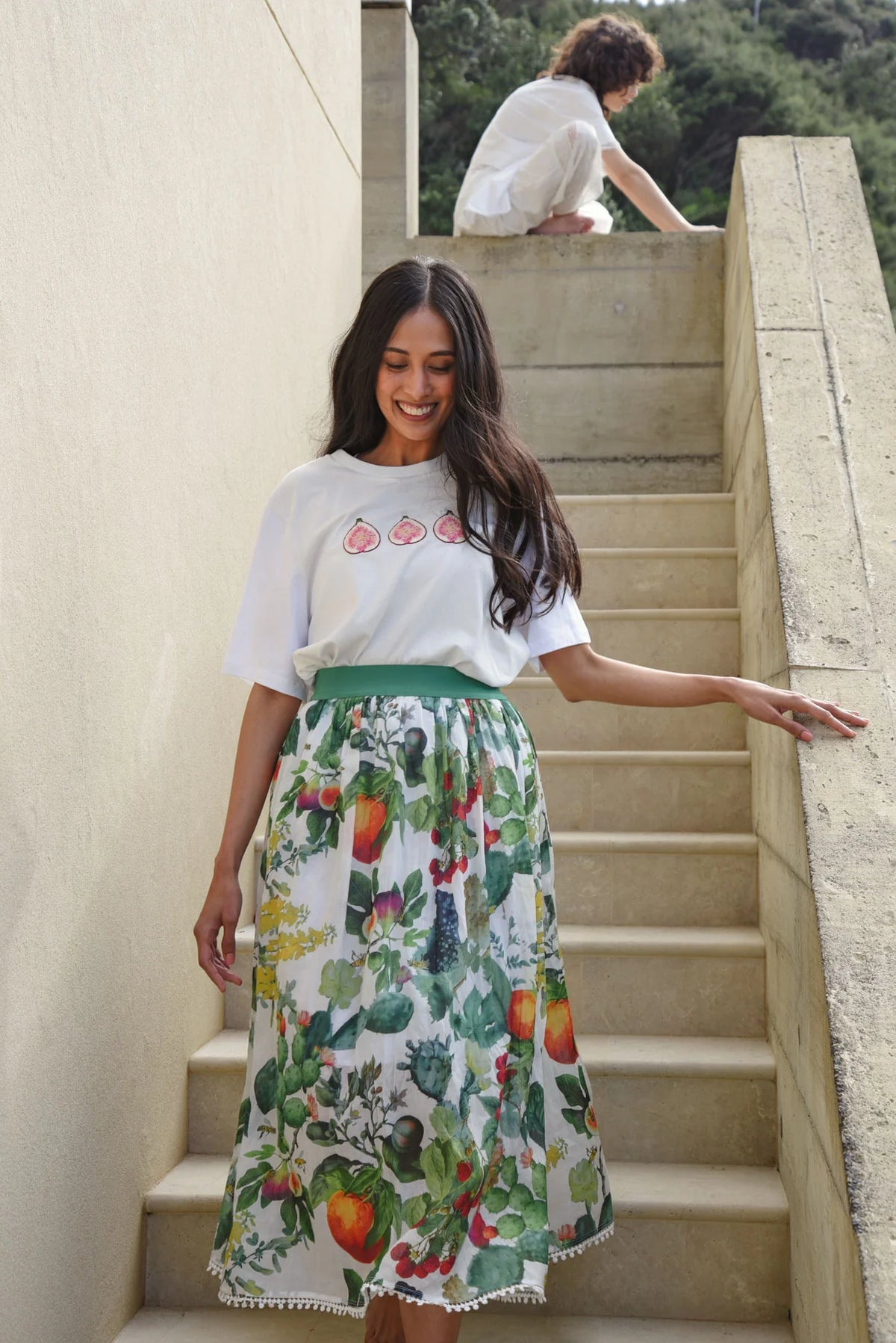 Trelise Cooper Culture Club Fruit Print Skirt