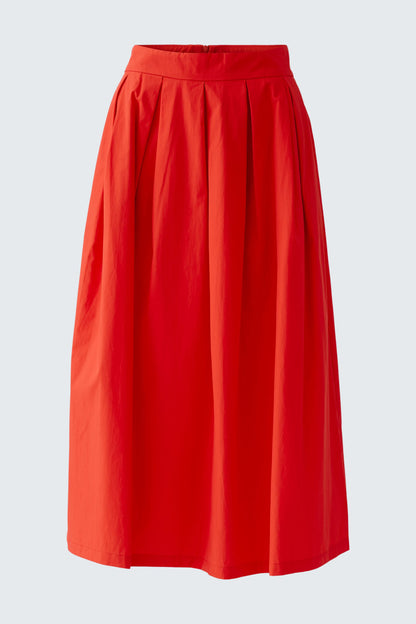 Oui - Midi Skirt Lipstick Red