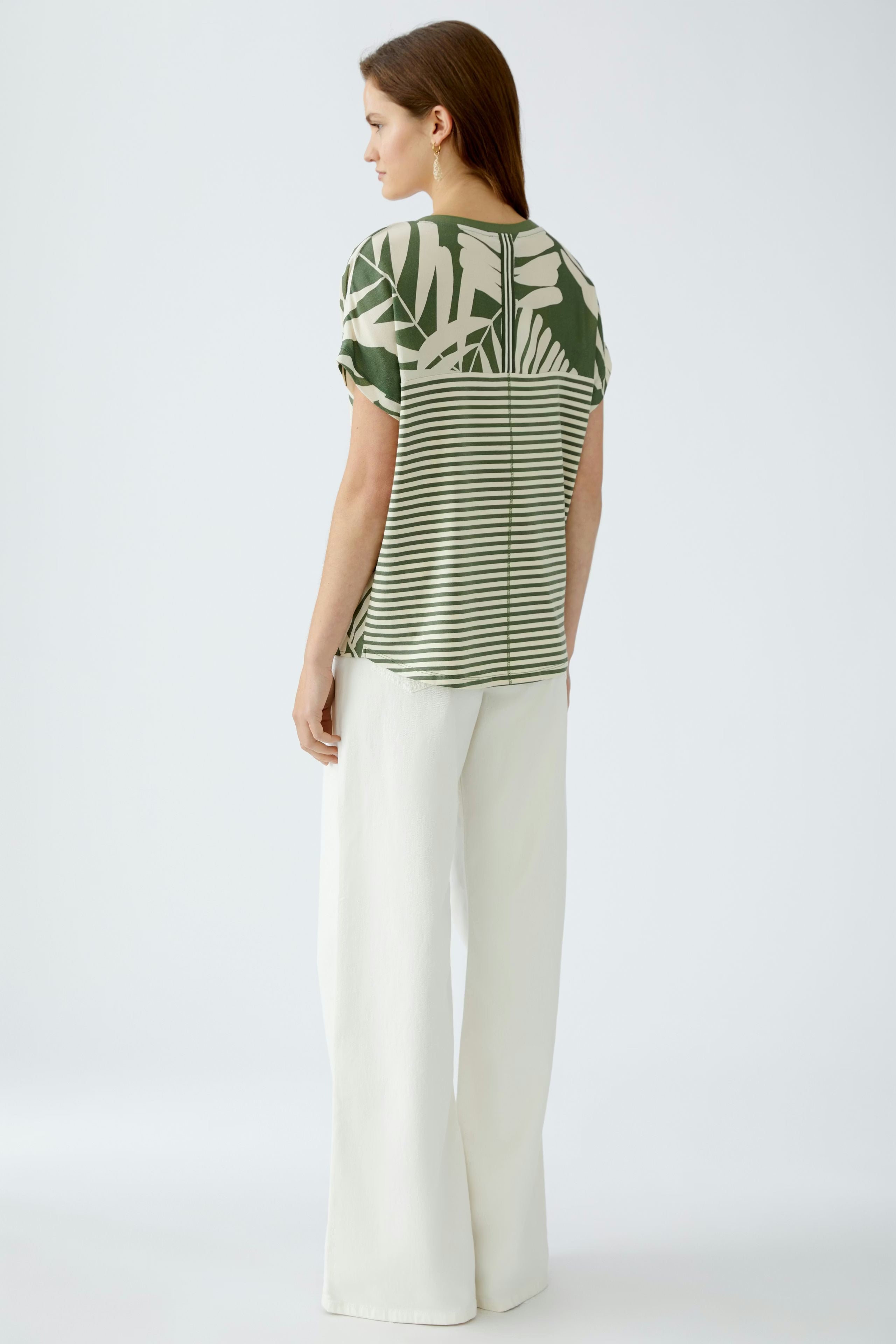 Oui - Palm Print Top