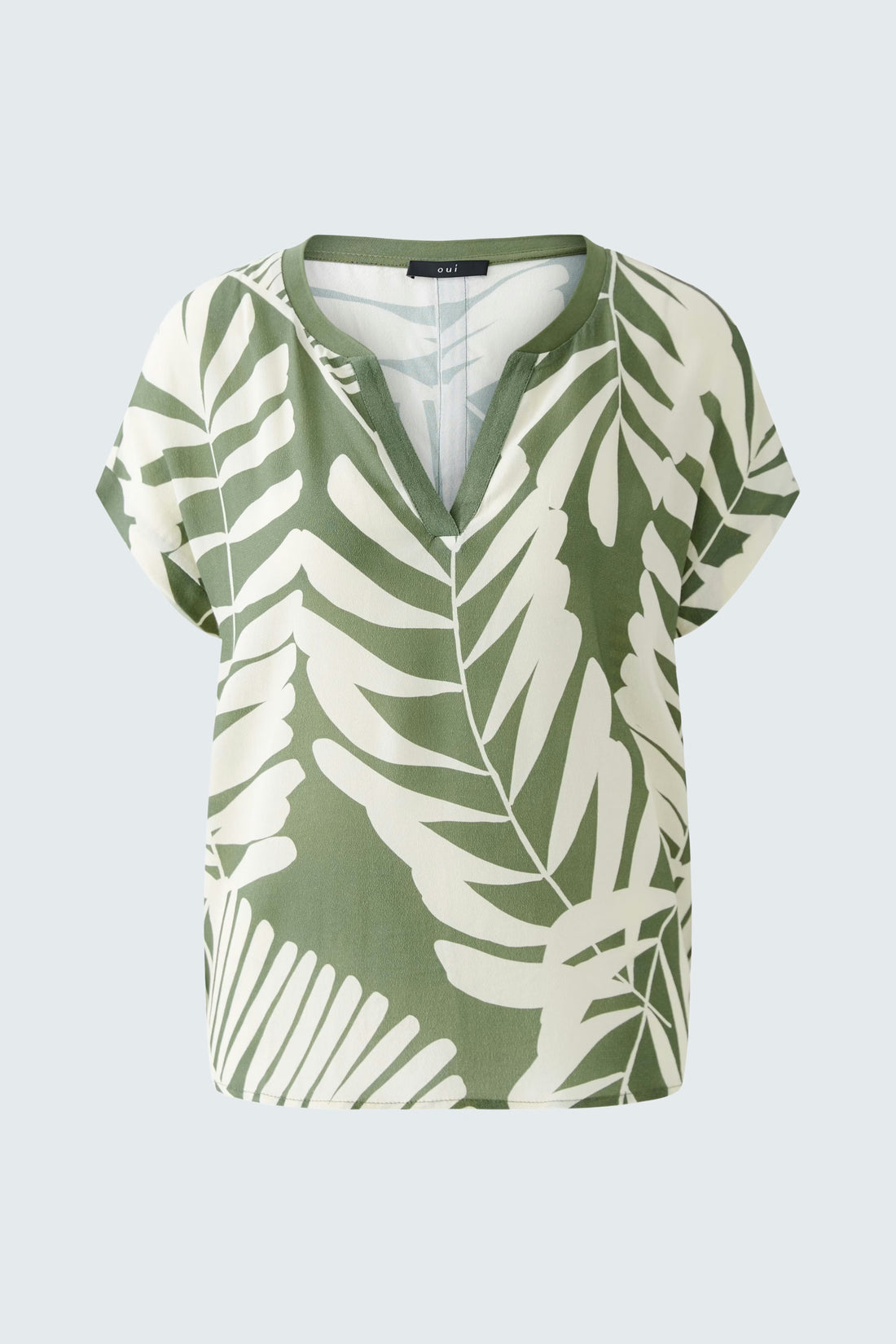 Oui - Palm Print Top